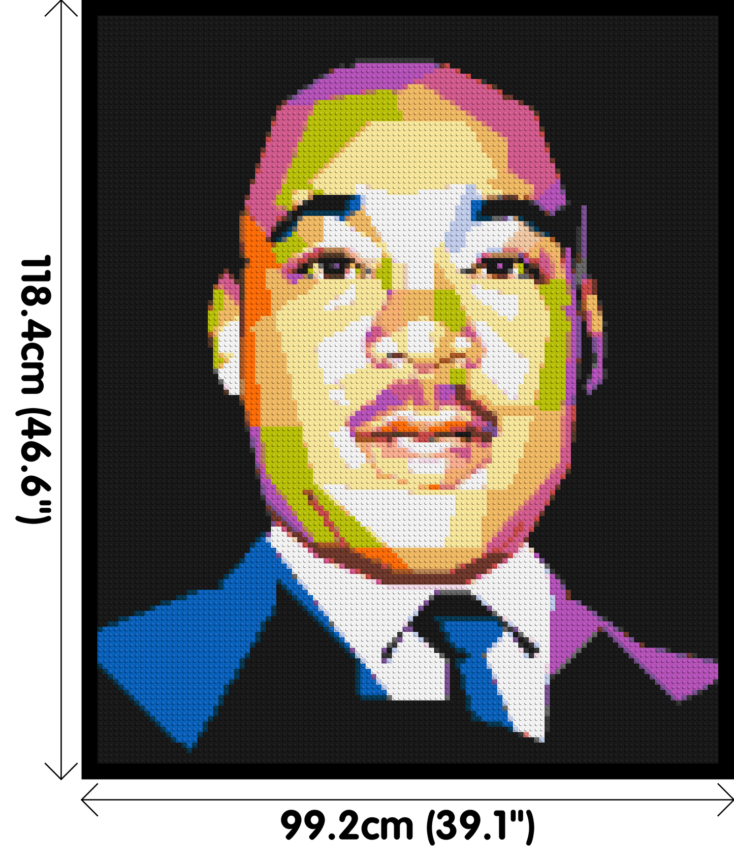 Martin Luther King Jr. - Brick Art Mosaic Kit 5x6 large