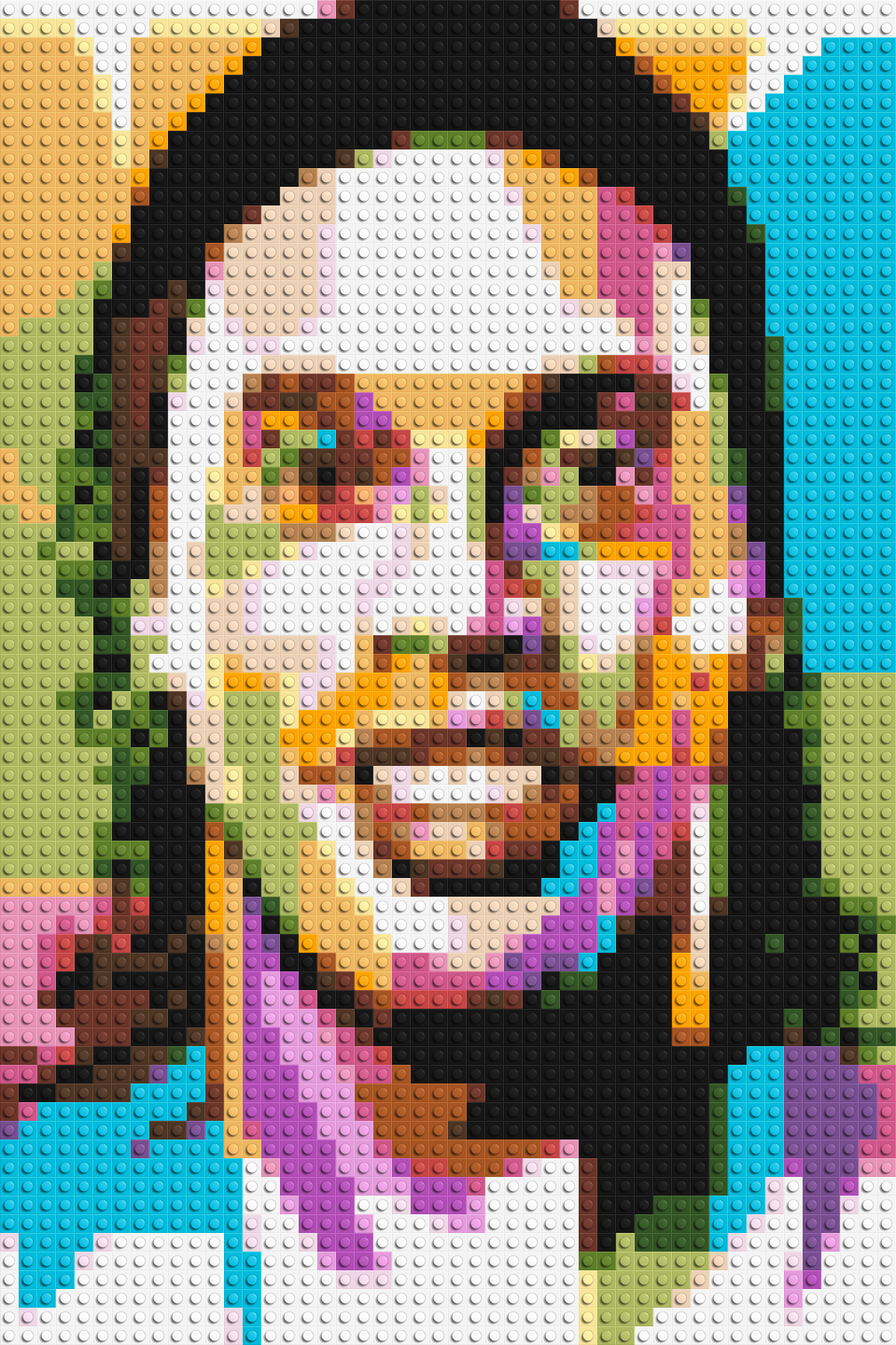 Ronaldinho Gaúcho - Brick Art Mosaic Kit 2x3 large