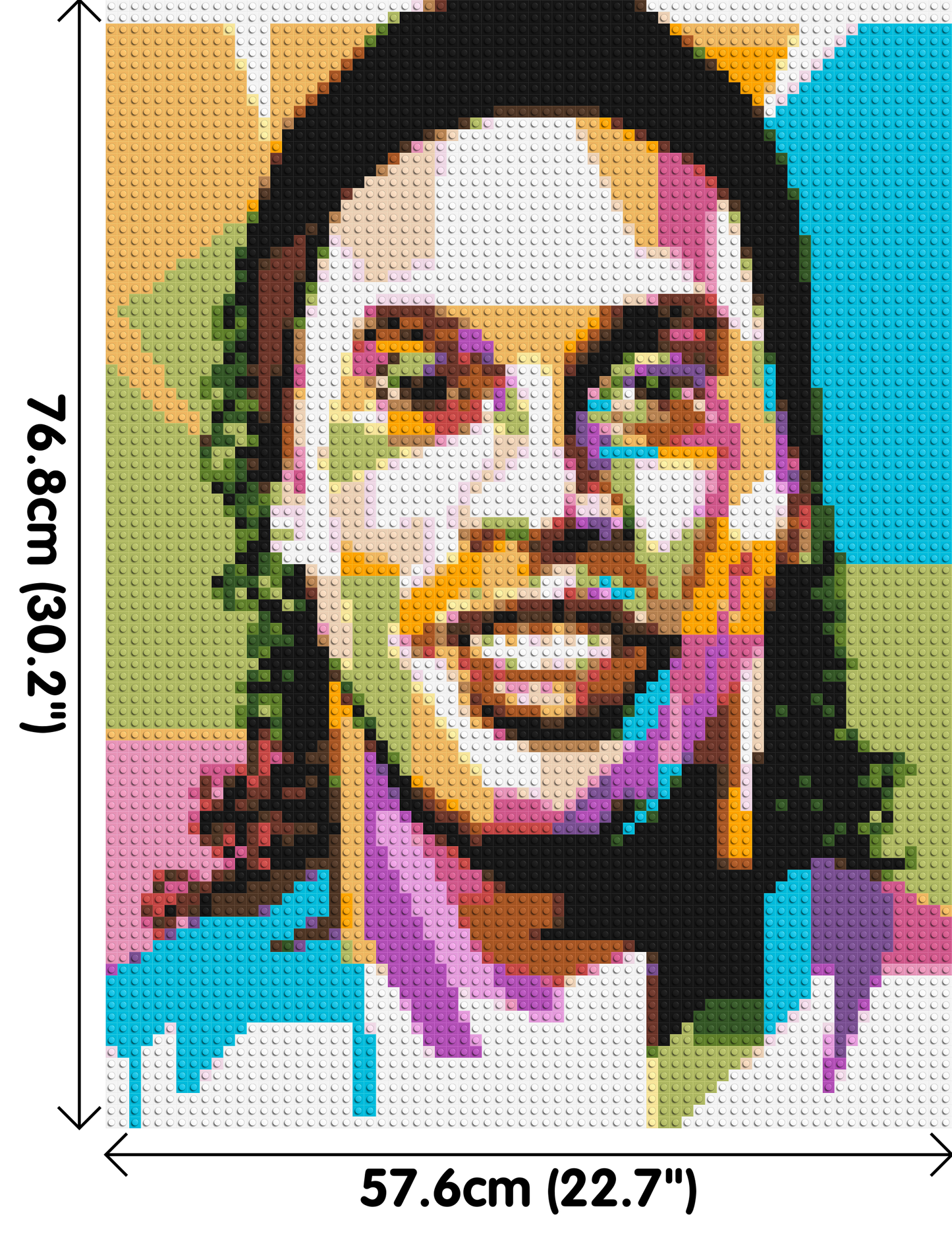 Ronaldinho Gaúcho - Brick Art Mosaic Kit 3x4 large