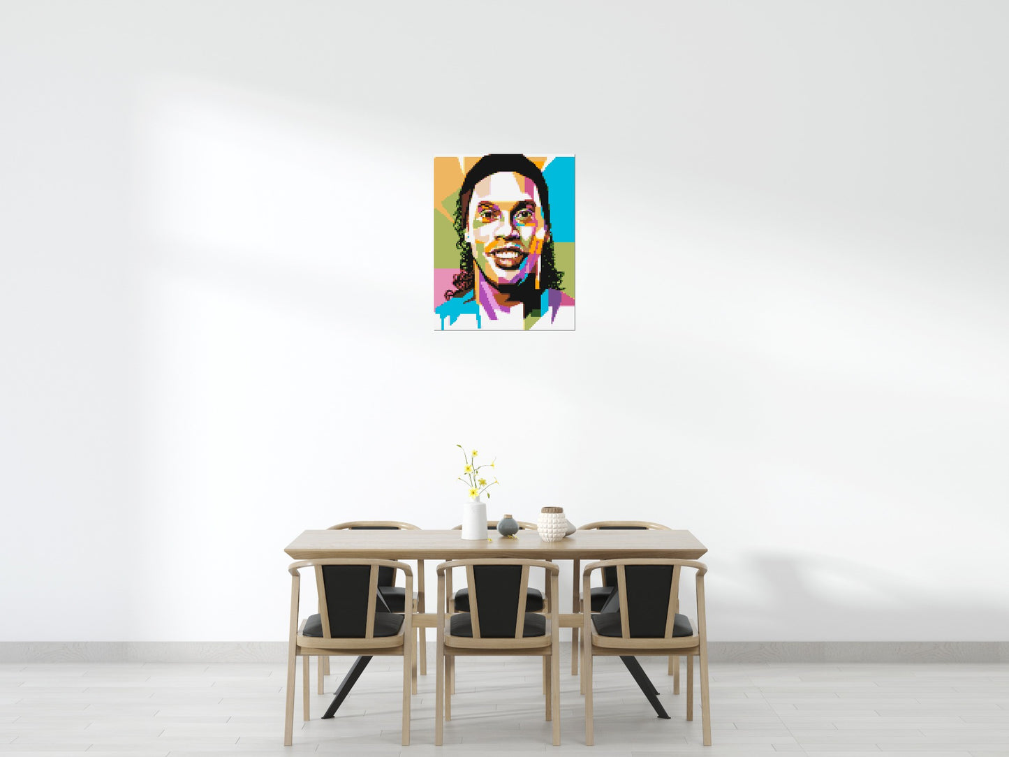 Ronaldinho Gaúcho - Brick Art Mosaic Kit 4x5 large