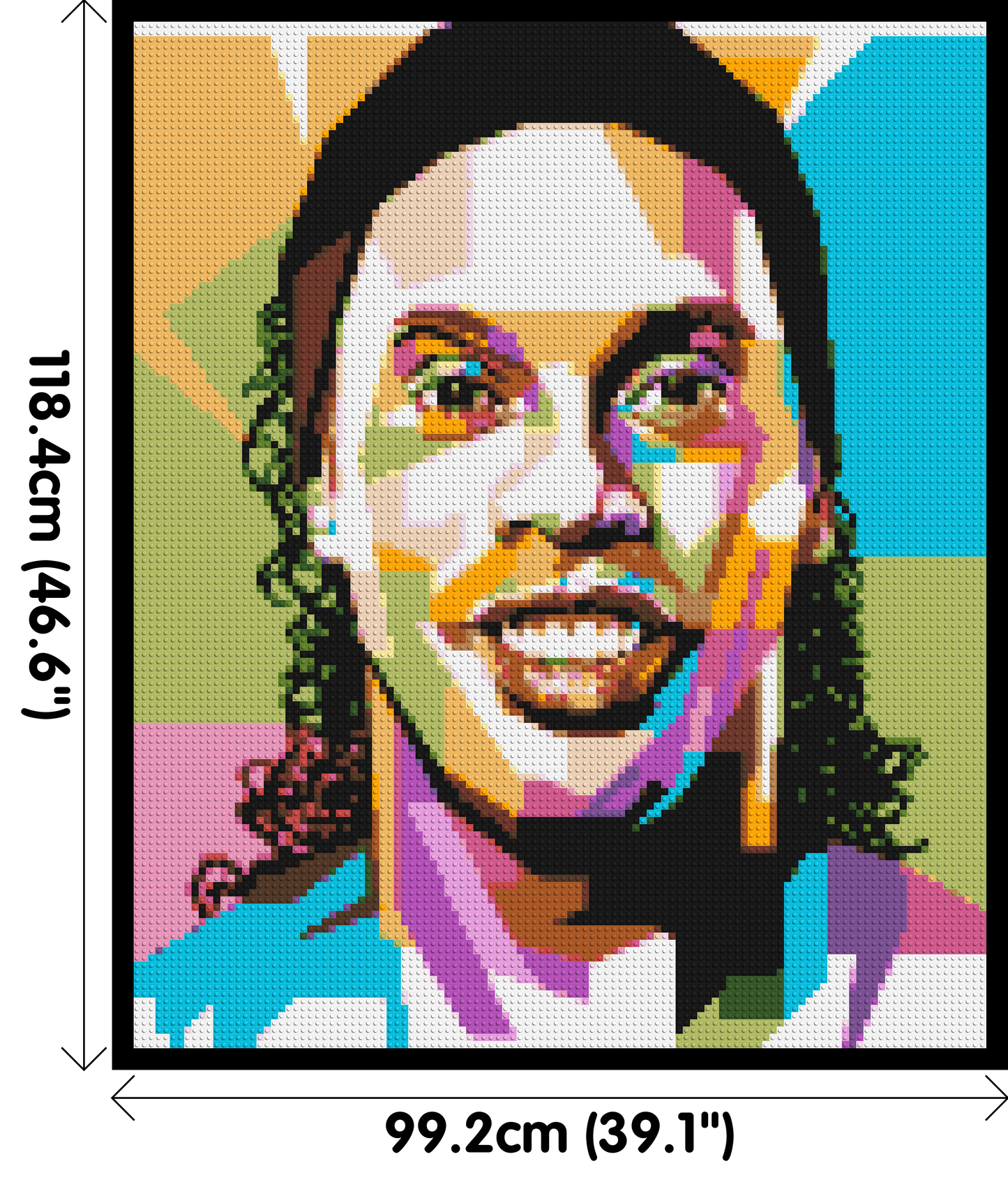 Ronaldinho Gaúcho - Brick Art Mosaic Kit 5x6 large