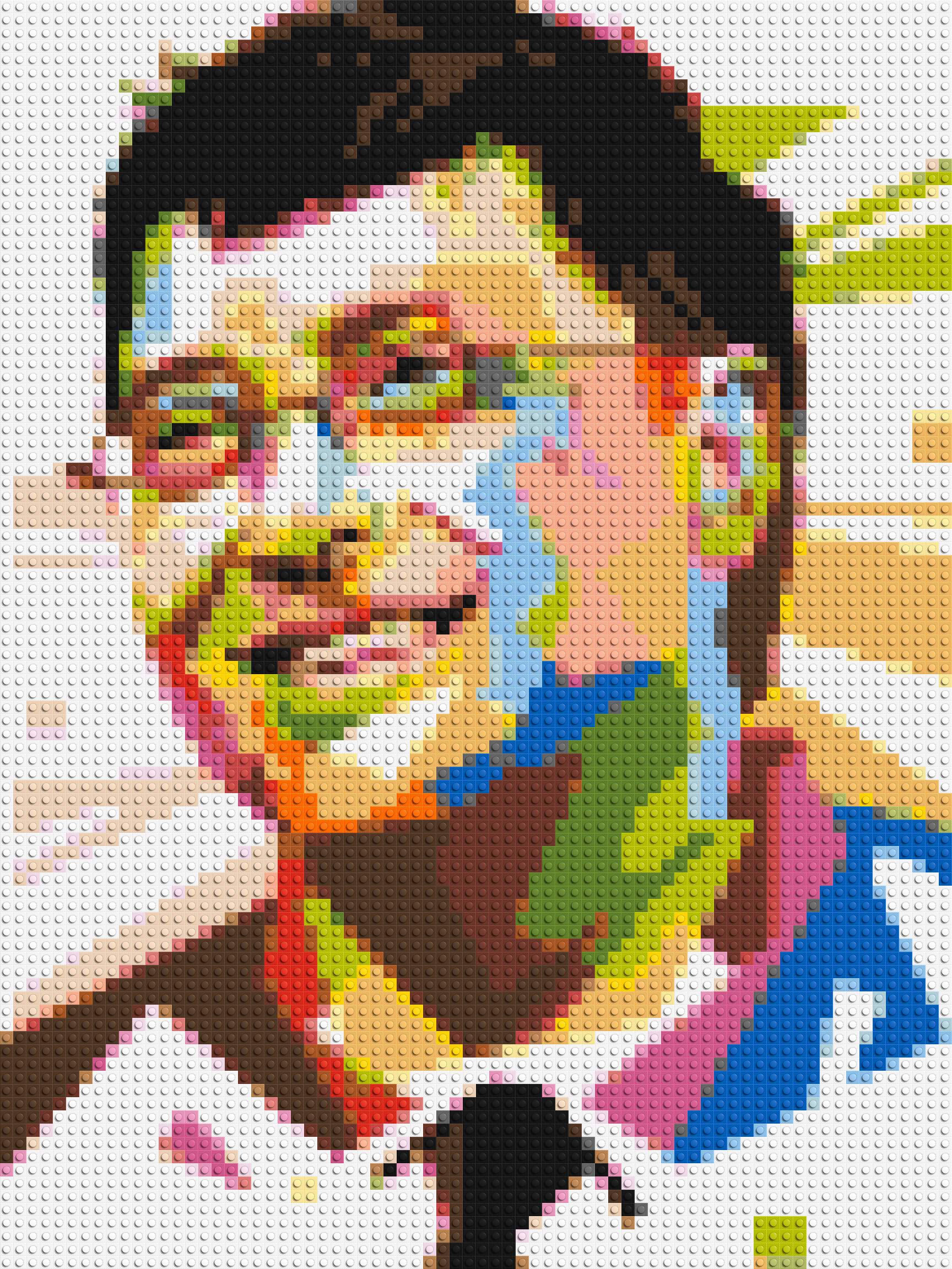 Bill Gates - Brick Art Mosaic Kit 3x4 large