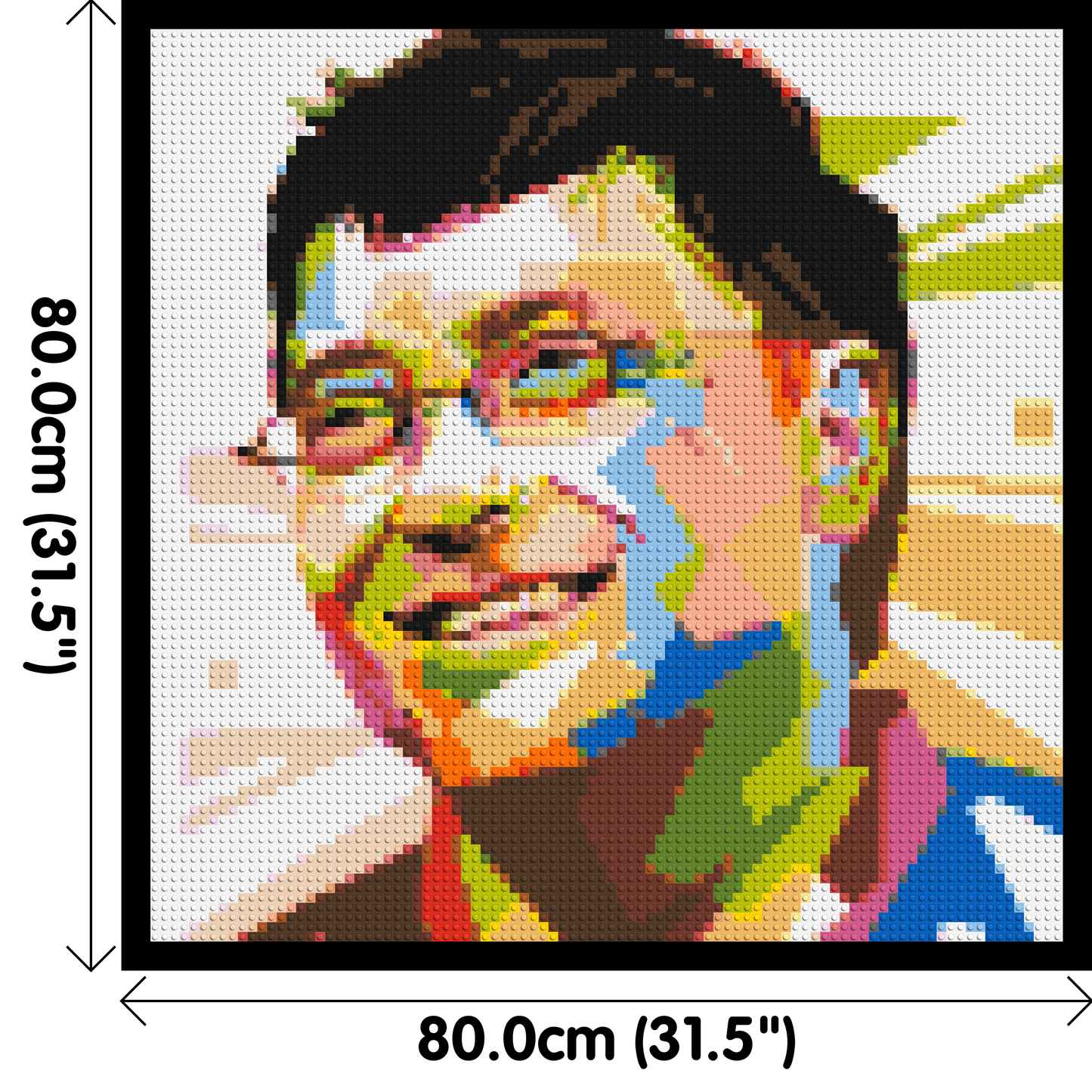 Bill Gates - Brick Art Mosaic Kit 4x4 large