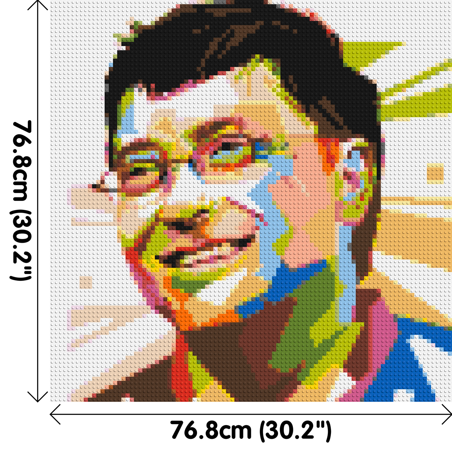 Bill Gates - Brick Art Mosaic Kit 4x4 large