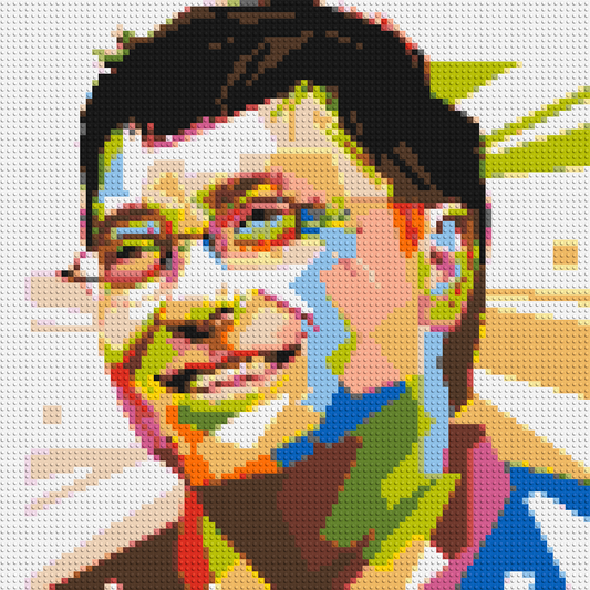 Bill Gates - Brick Art Mosaic Kit 4x4 large