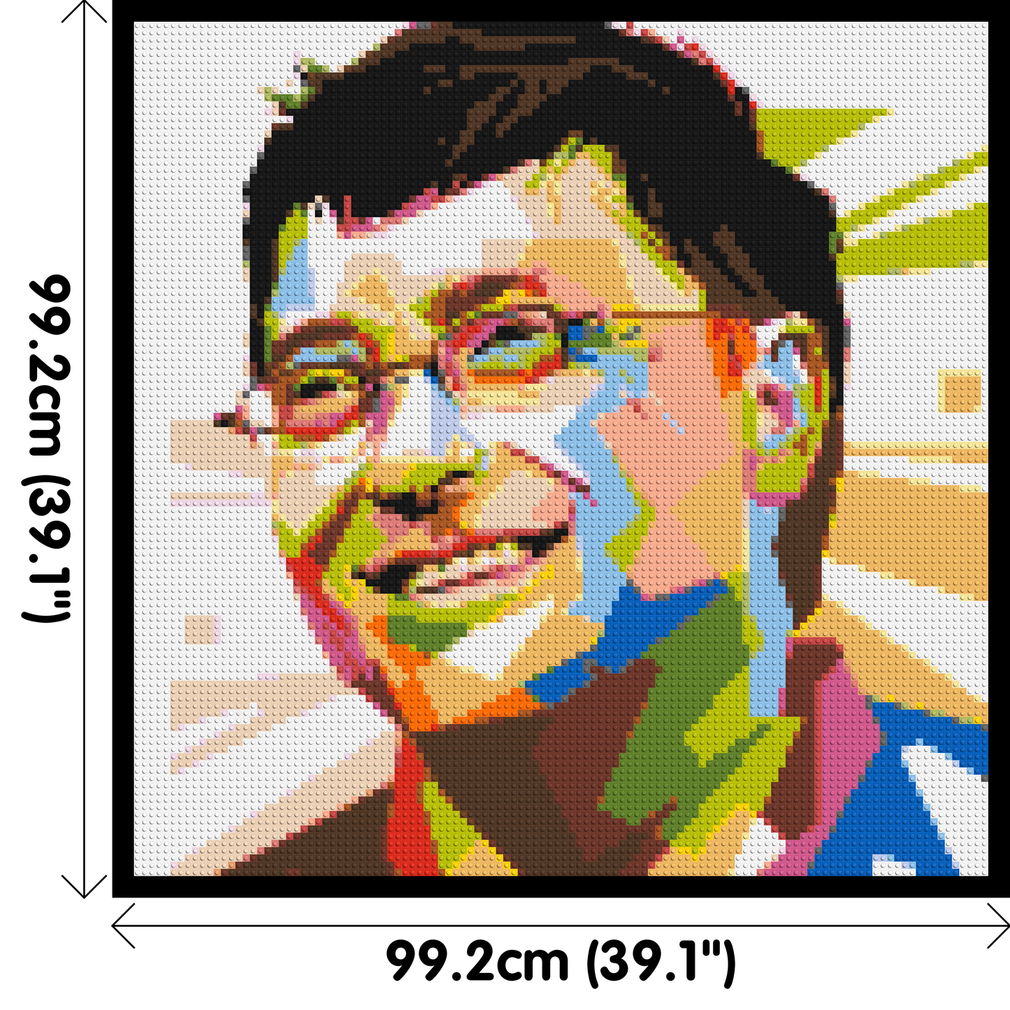 Bill Gates - Brick Art Mosaic Kit 5x5 large