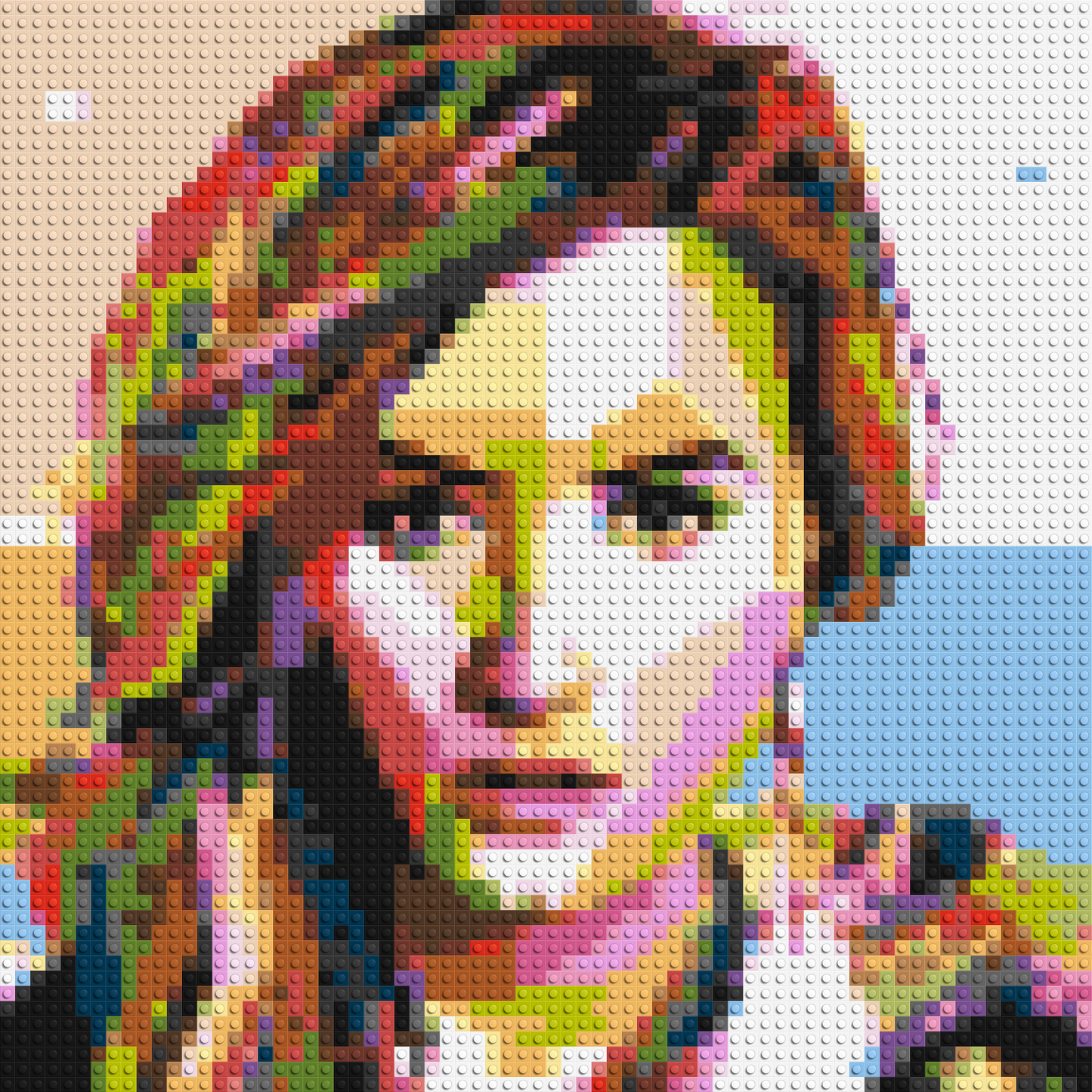 Demi Lovato - Brick Art Mosaic Kit 3x3 large