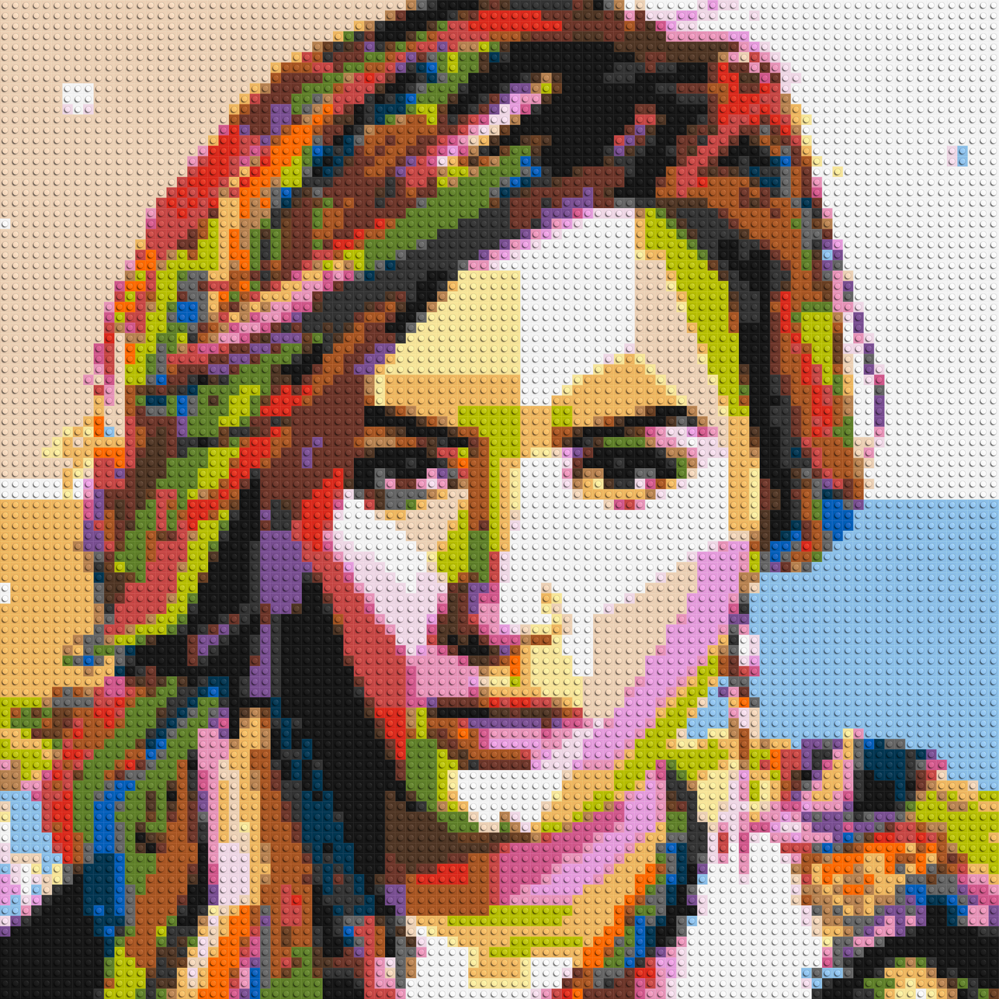 Demi Lovato - Brick Art Mosaic Kit 4x4 large