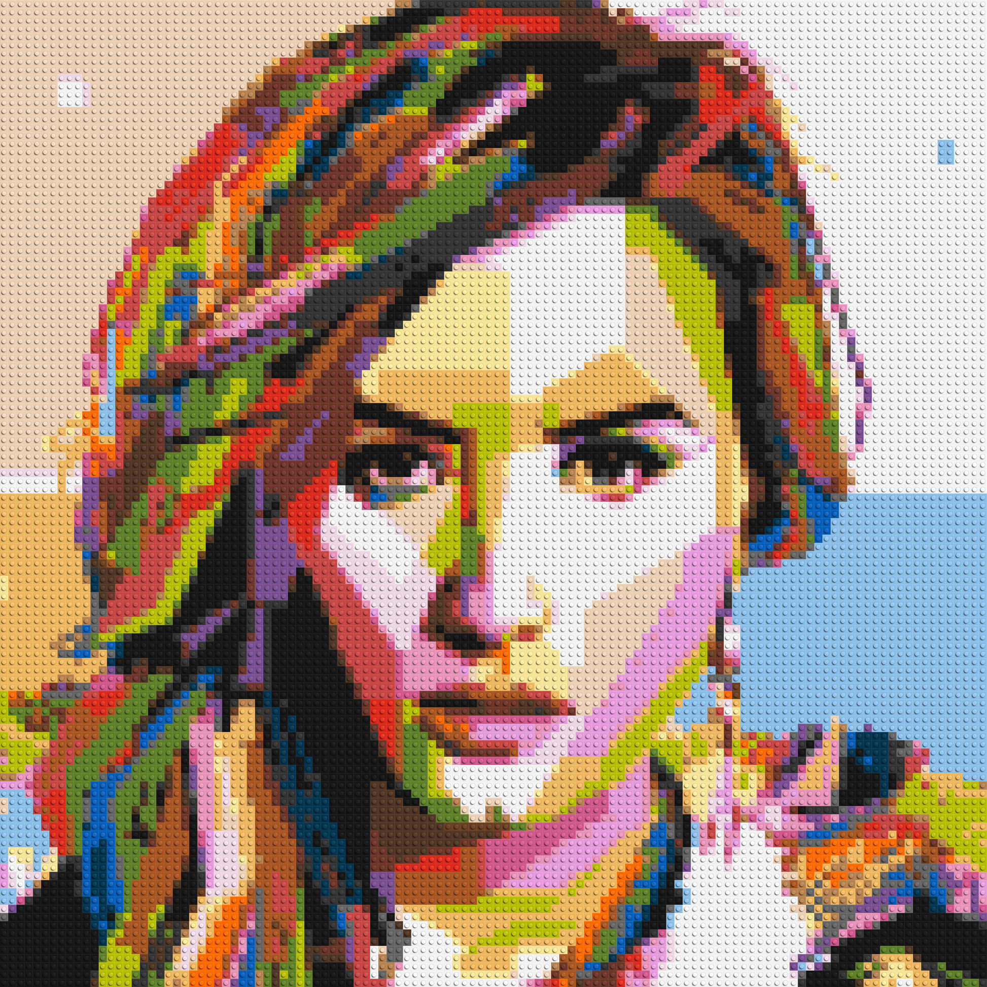 Demi Lovato - Brick Art Mosaic Kit 5x5 large