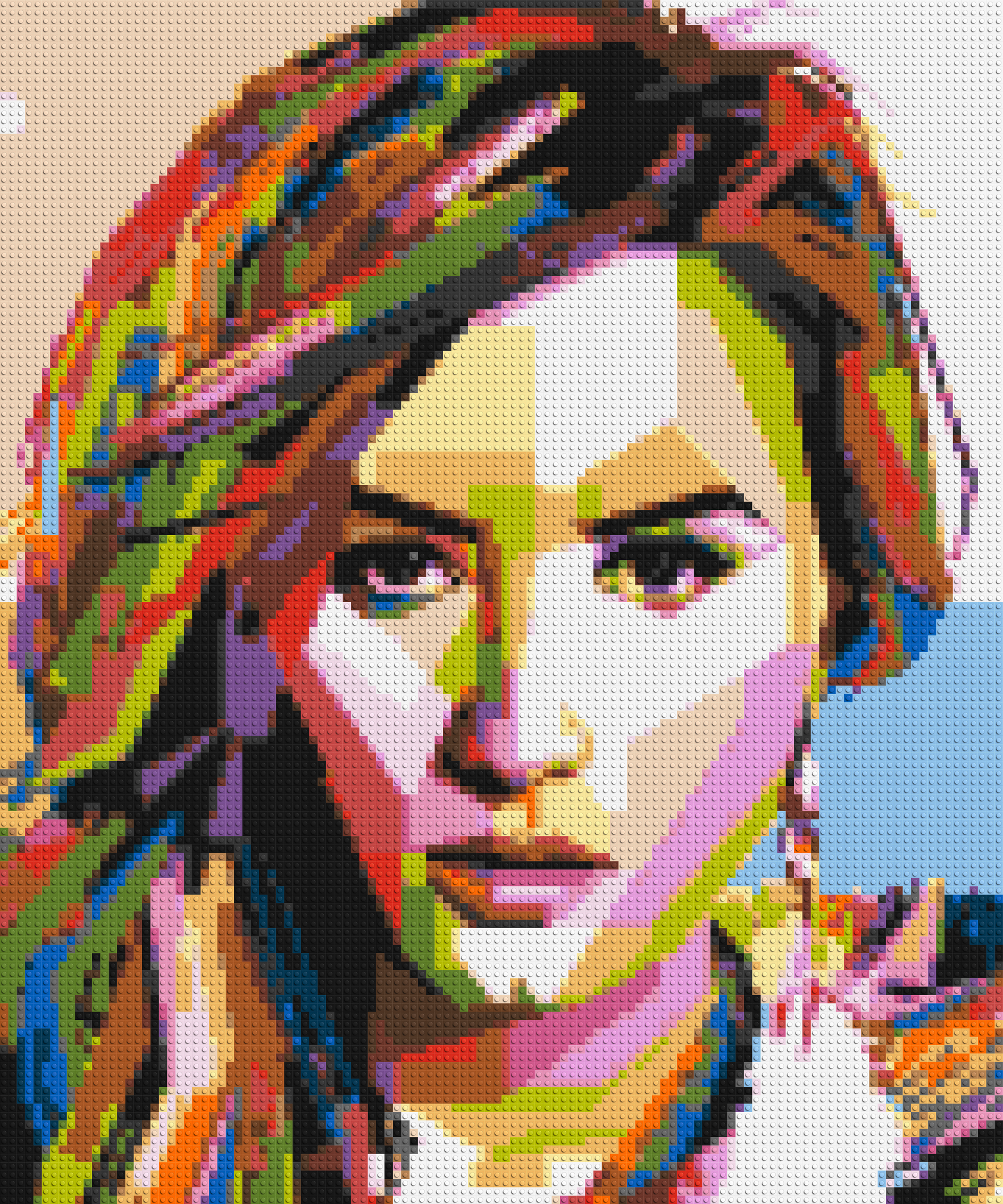 Demi Lovato - Brick Art Mosaic Kit 5x6 large