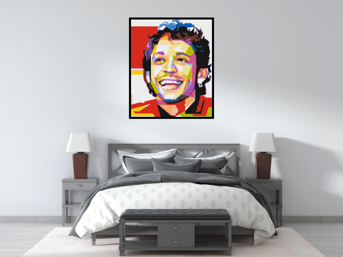 Valentino Rossi - Brick Art Mosaic Kit 5x6 large