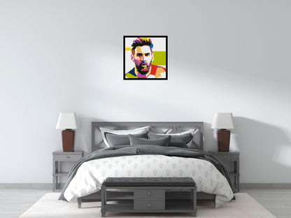 Messi #2 - Brick Art Mosaic Kit 3x3 large