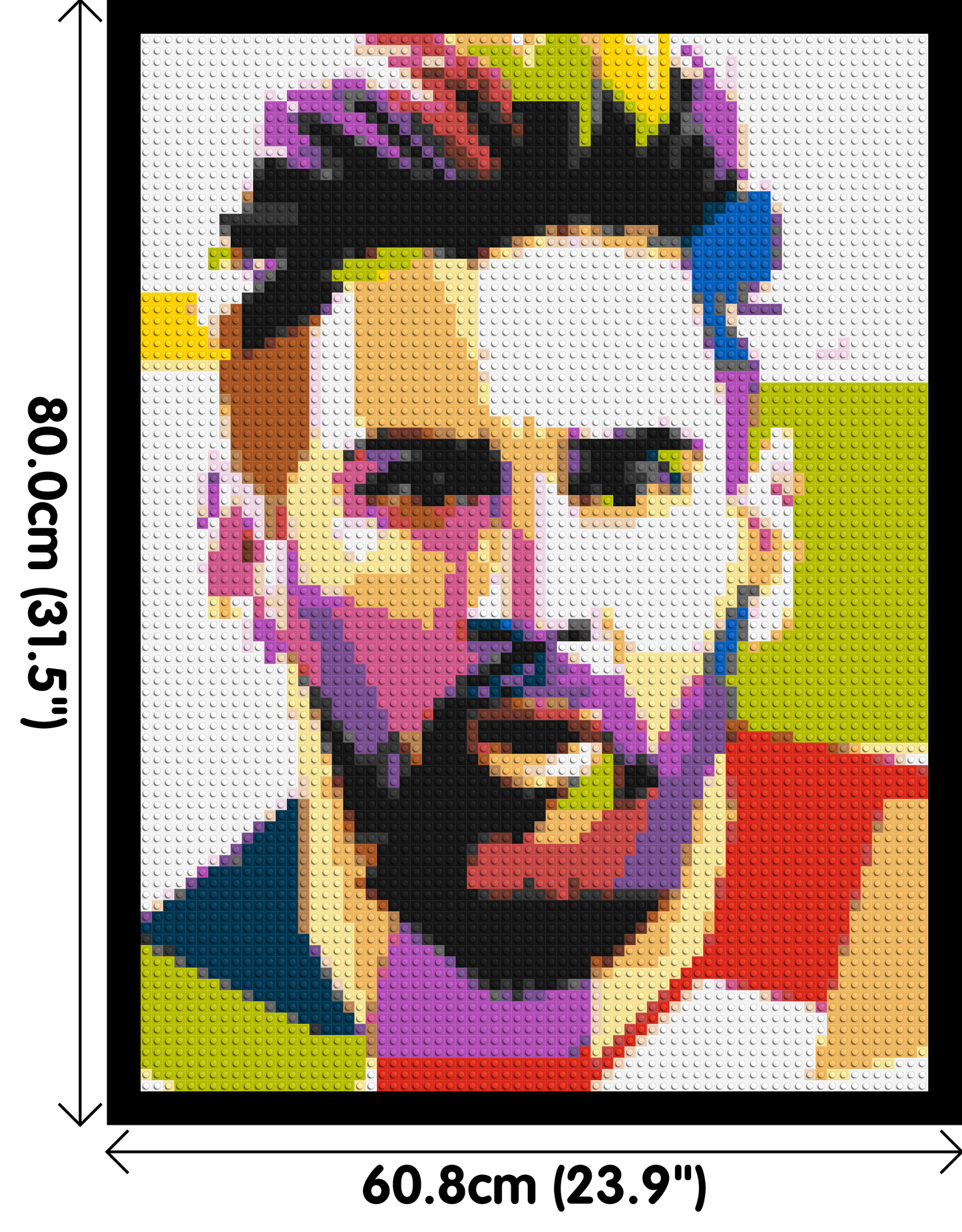 Messi #2 - Brick Art Mosaic Kit 3x4 large