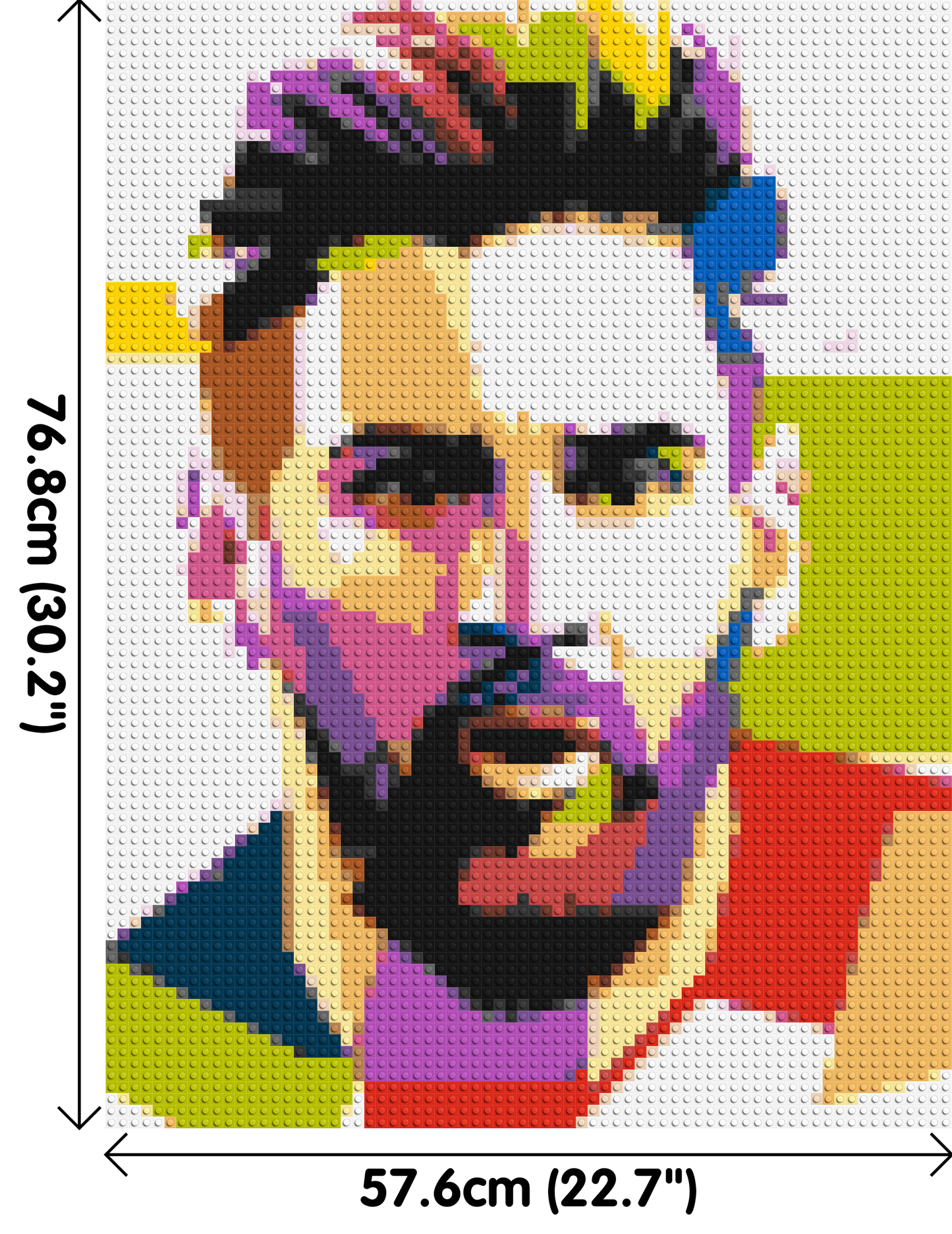 Messi #2 - Brick Art Mosaic Kit 3x4 large