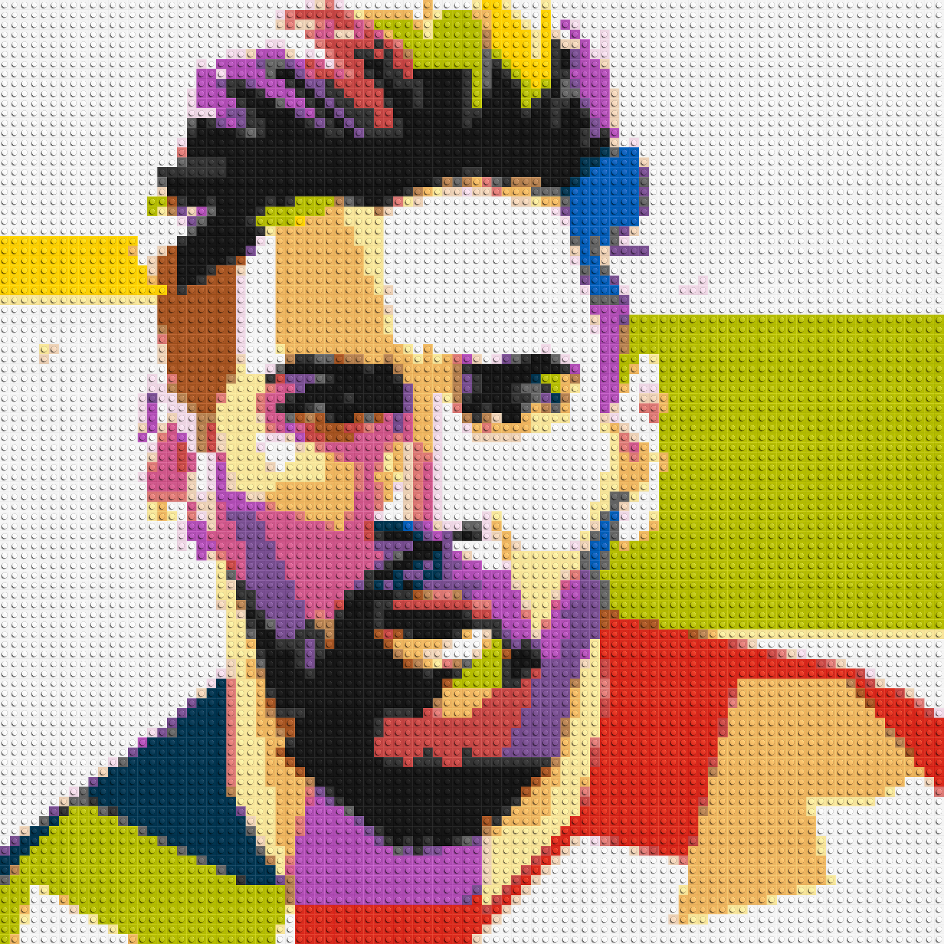 Messi #2 - Brick Art Mosaic Kit 4x4 large