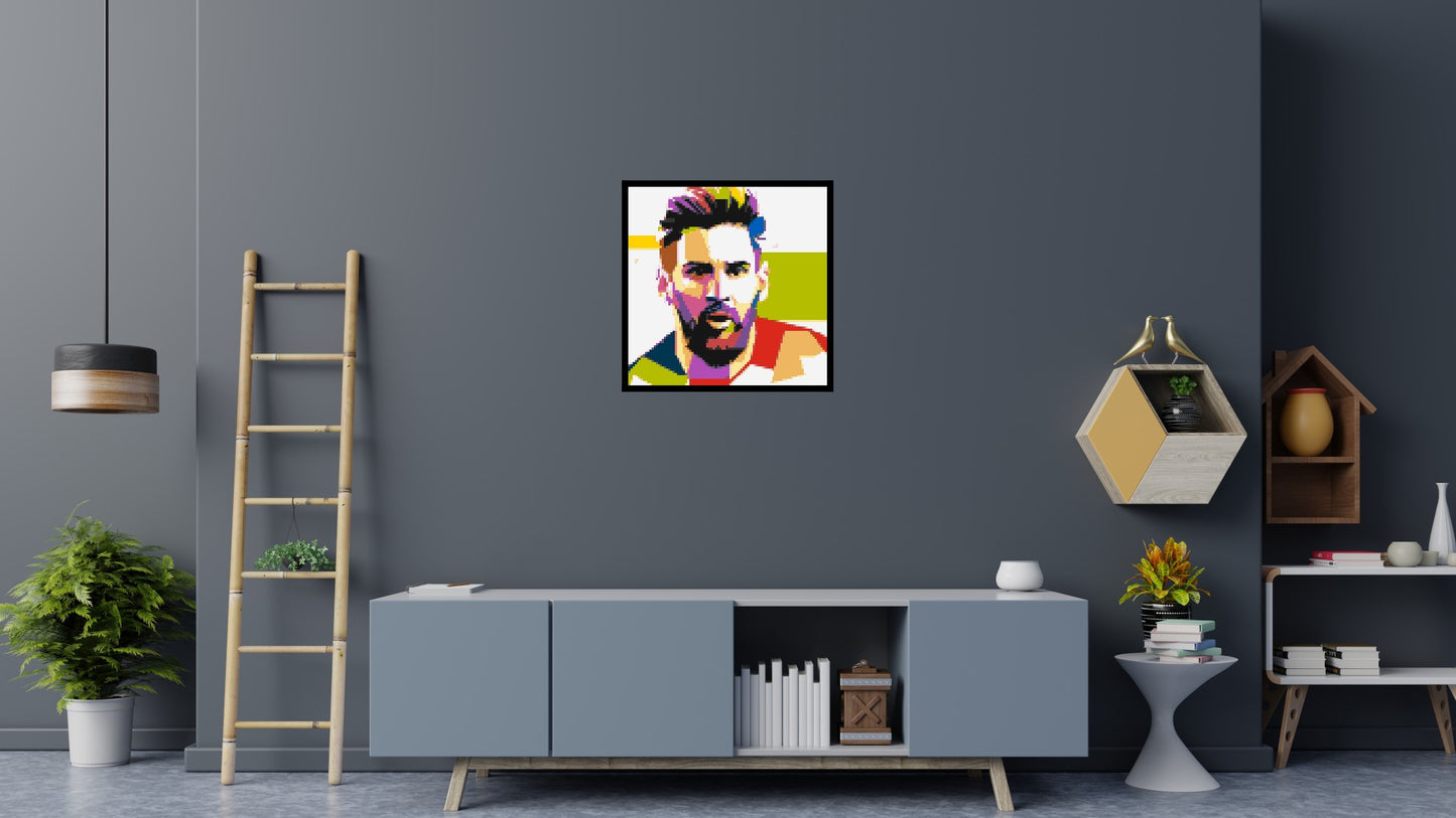 Messi #2 - Brick Art Mosaic Kit 4x4 large