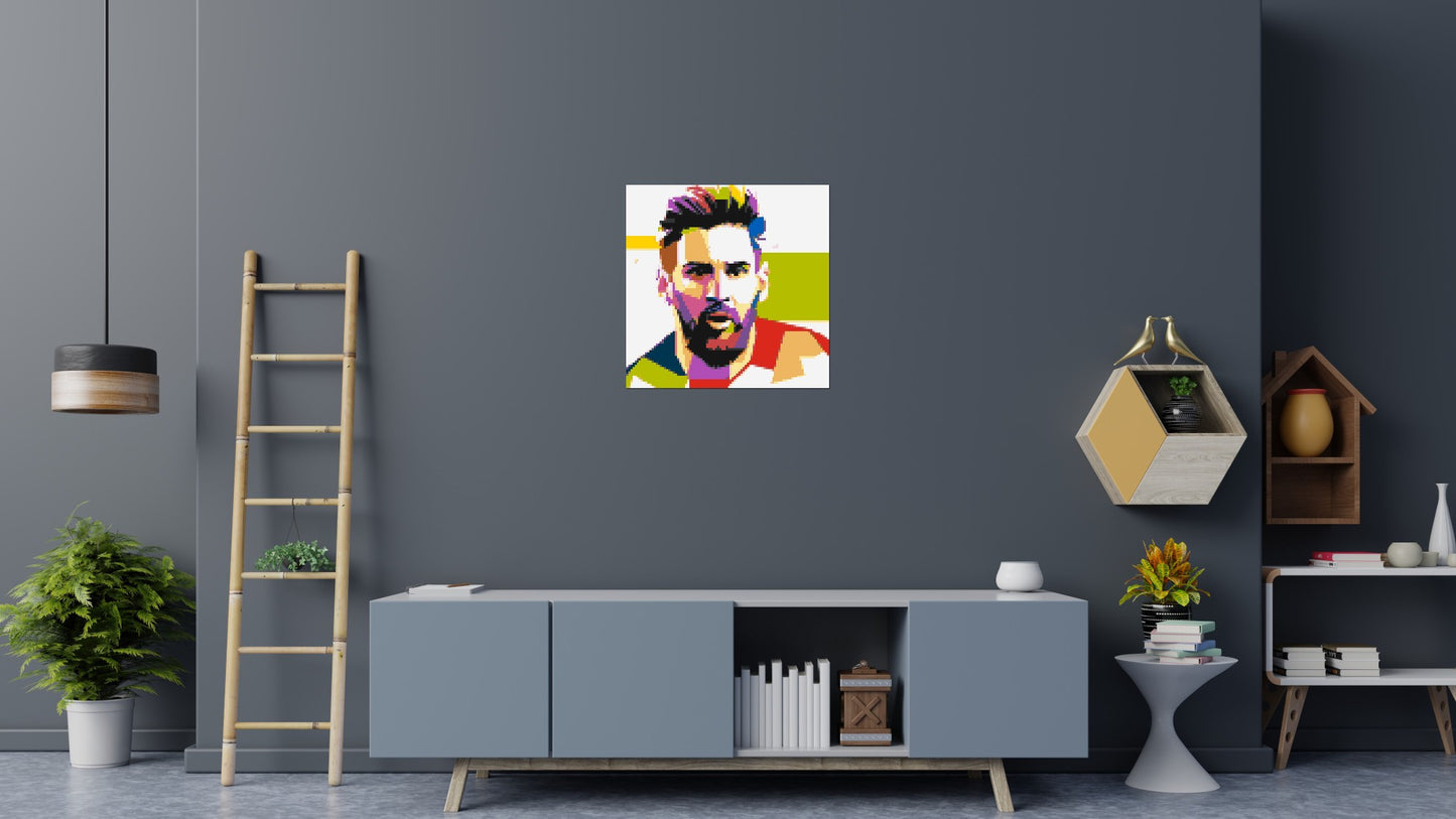 Messi #2 - Brick Art Mosaic Kit 4x4 large