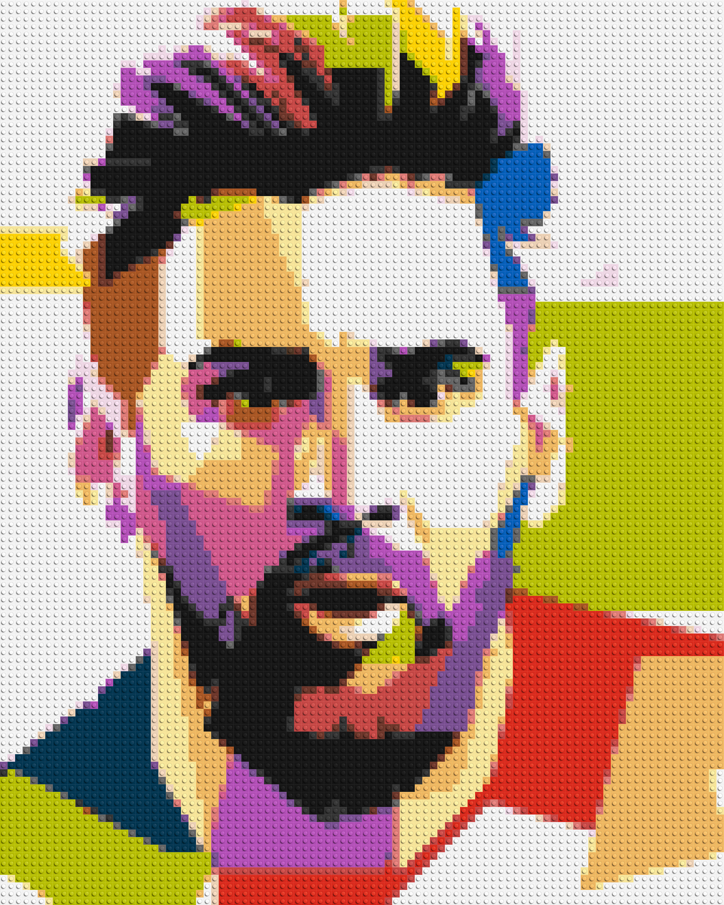 Messi #2 - Brick Art Mosaic Kit 4x5 large