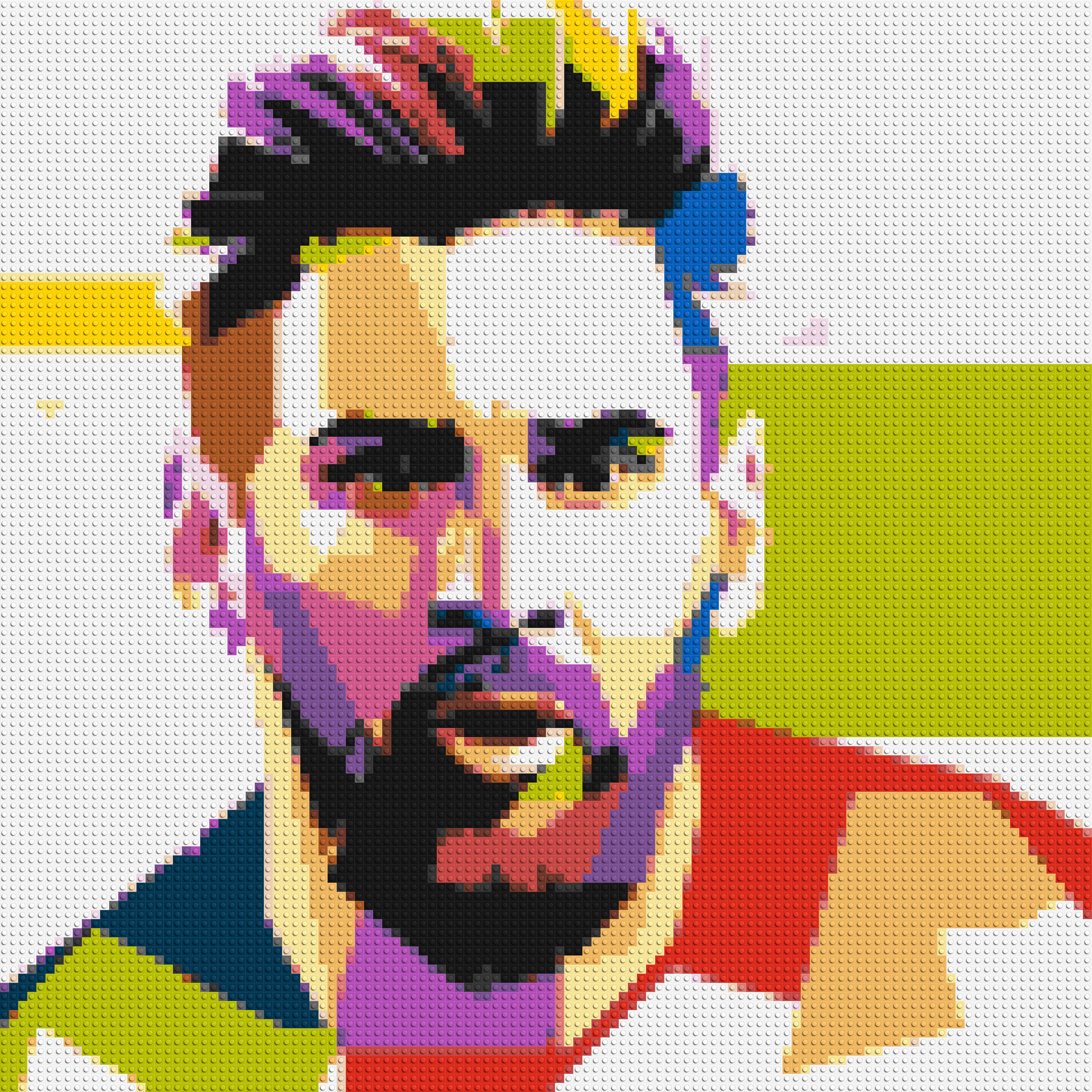 Messi #2 - Brick Art Mosaic Kit 5x5 large