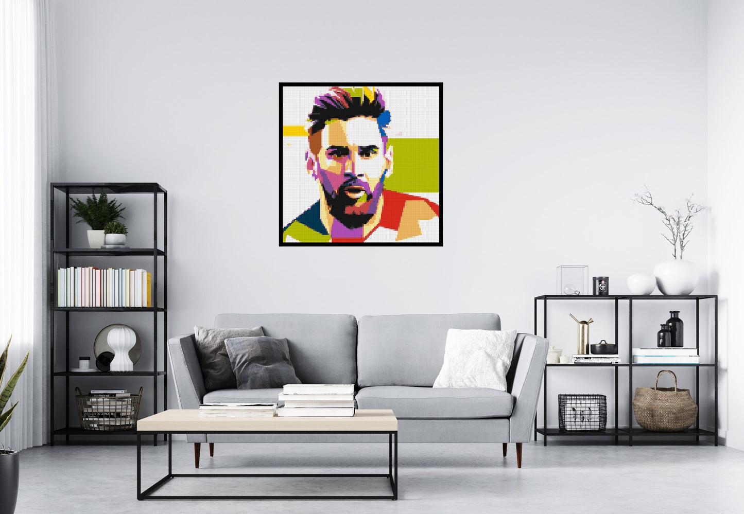 Messi #2 - Brick Art Mosaic Kit 5x5 large