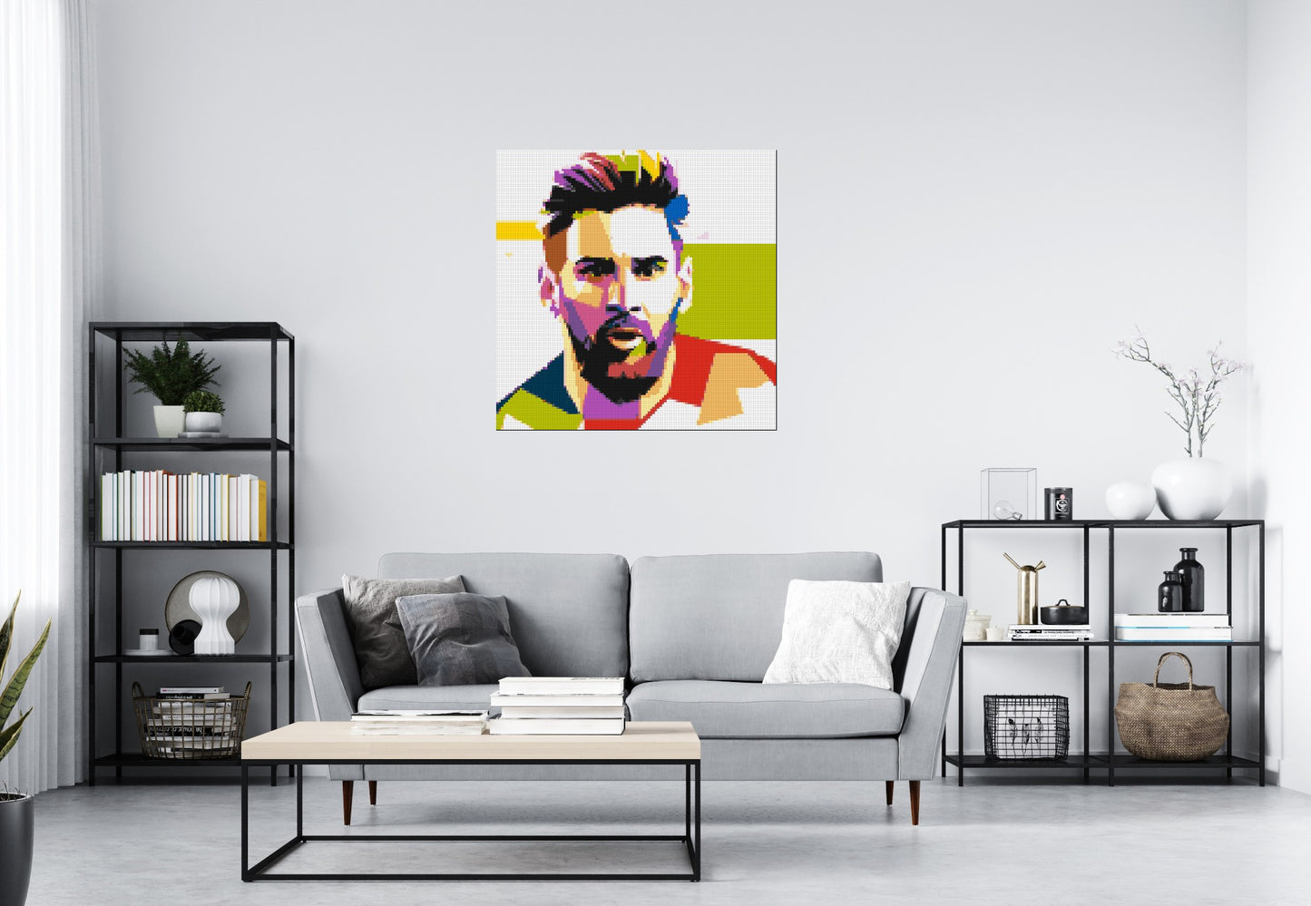 Messi #2 - Brick Art Mosaic Kit 5x5 large