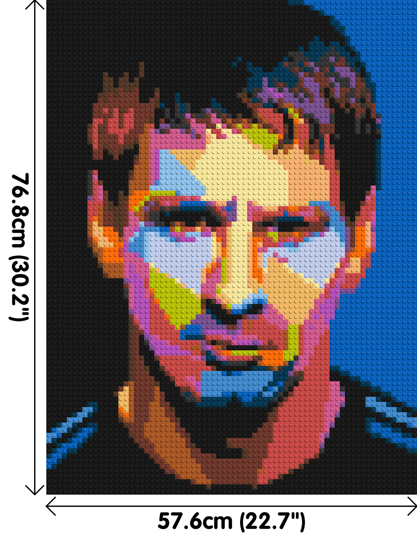 Messi #3 - Brick Art Mosaic Kit 3x4 large