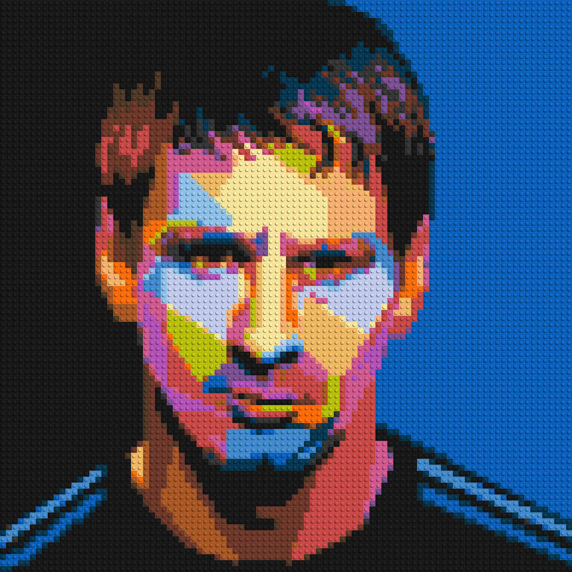 Messi #3 - Brick Art Mosaic Kit 4x4 large