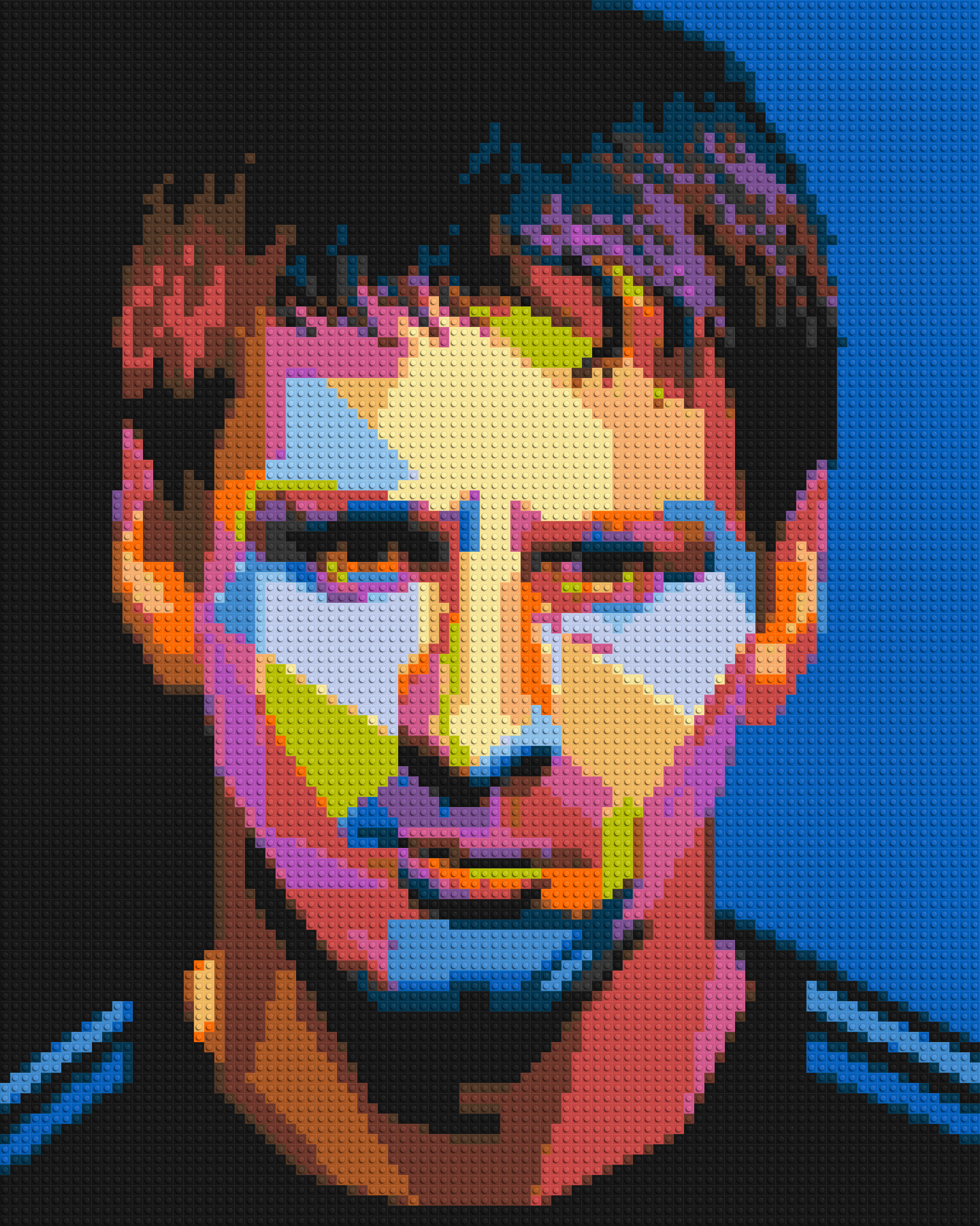 Messi #3 - Brick Art Mosaic Kit 4x5 large