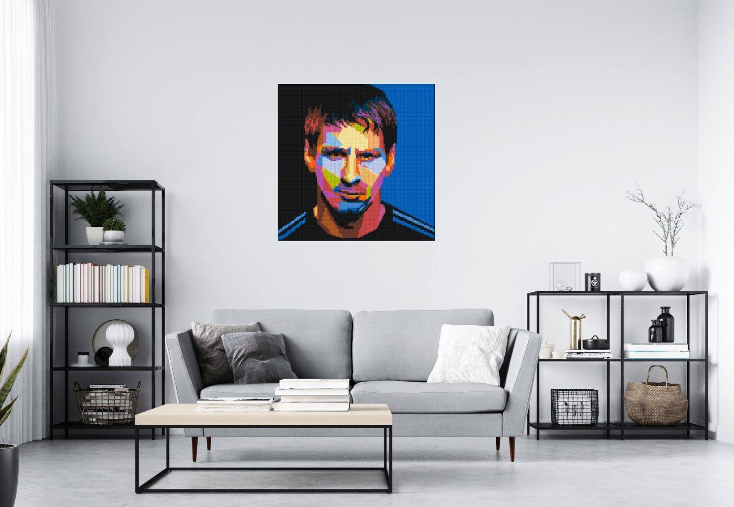 Messi #3 - Brick Art Mosaic Kit 5x5 large