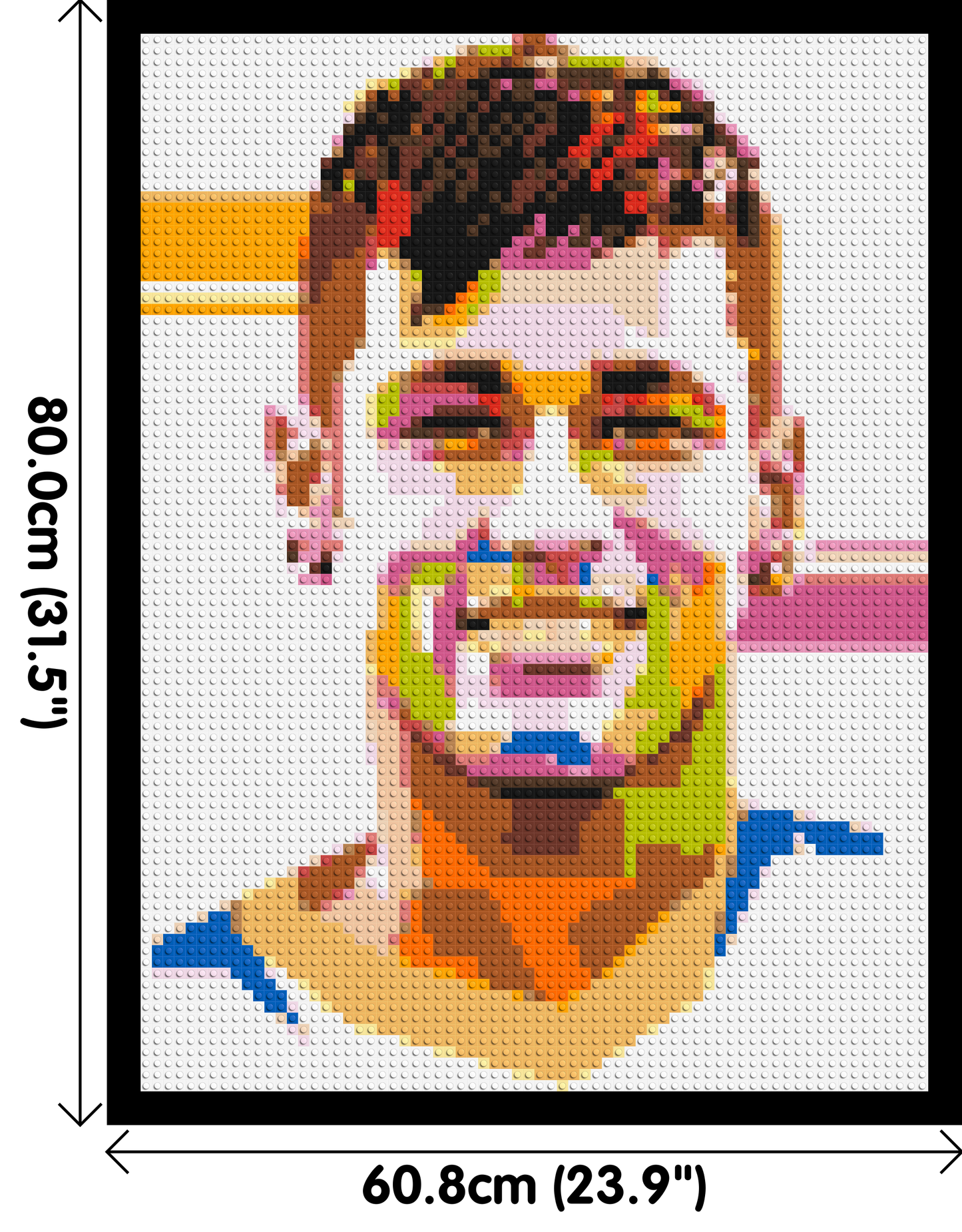 Neymar #2 - Brick Art Mosaic Kit 3x4 large