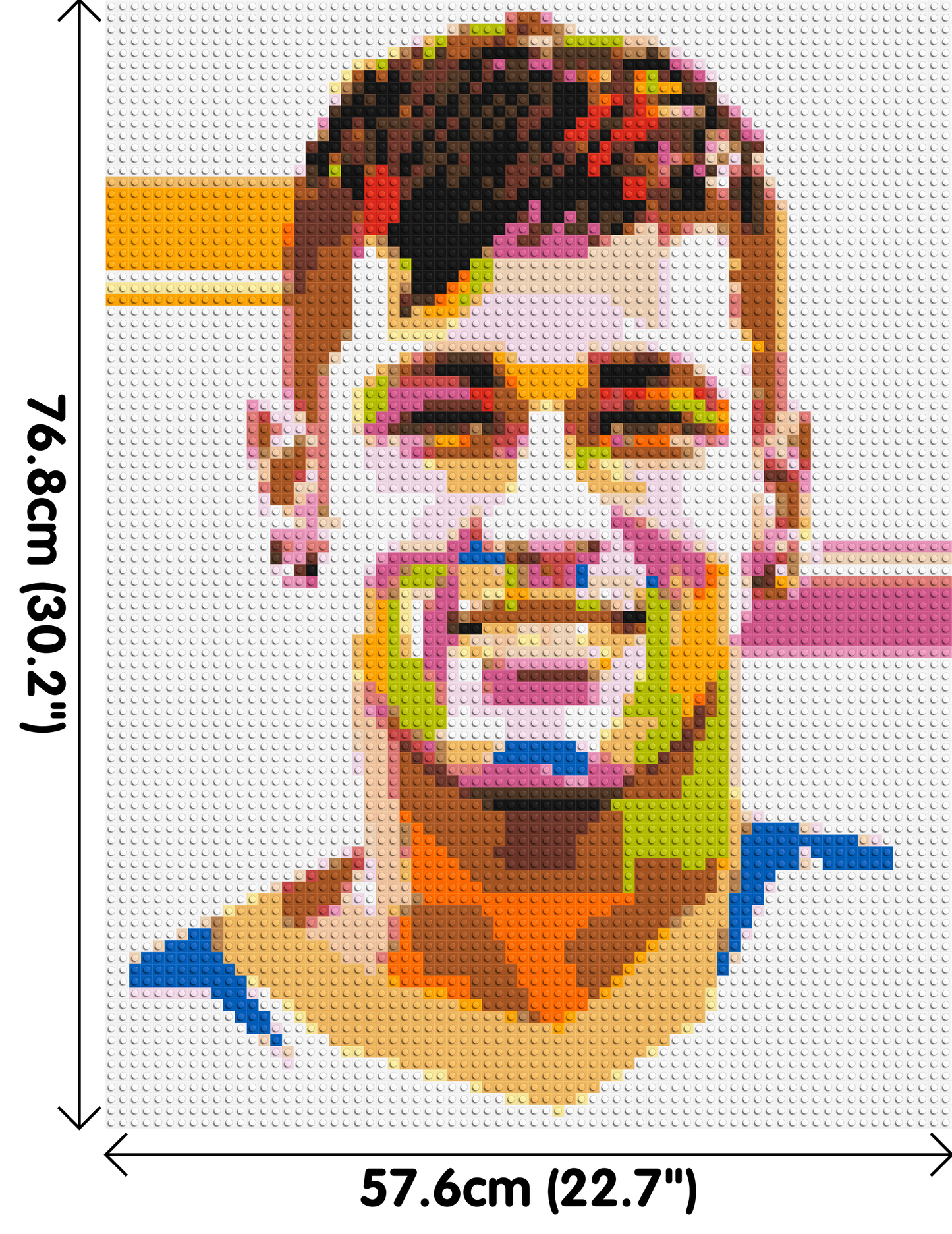 Neymar #2 - Brick Art Mosaic Kit 3x4 large