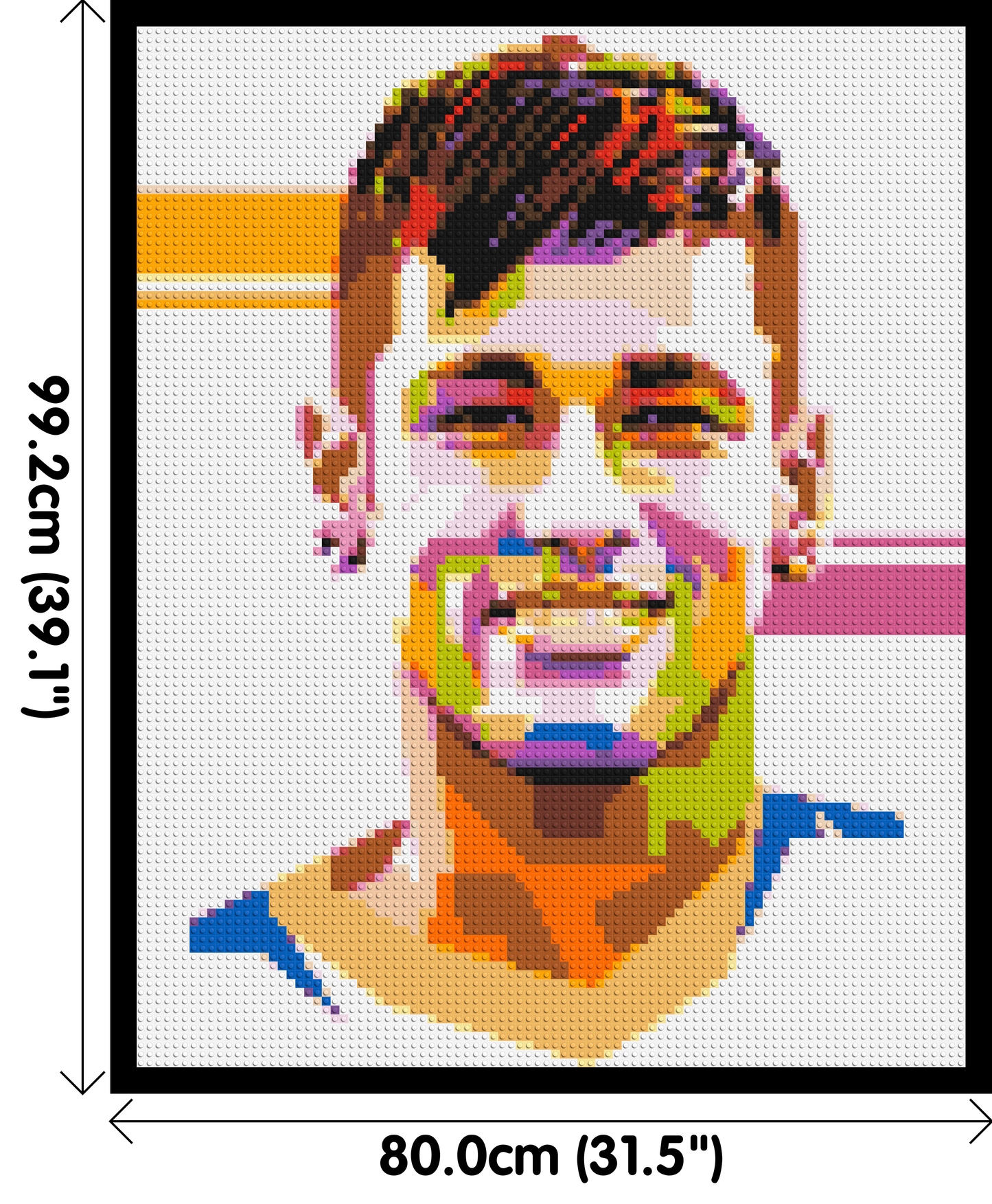 Neymar #2 - Brick Art Mosaic Kit 4x5 large