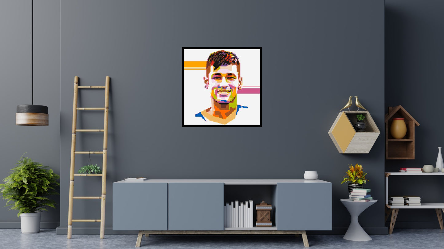 Neymar #2 - Brick Art Mosaic Kit 5x5 large