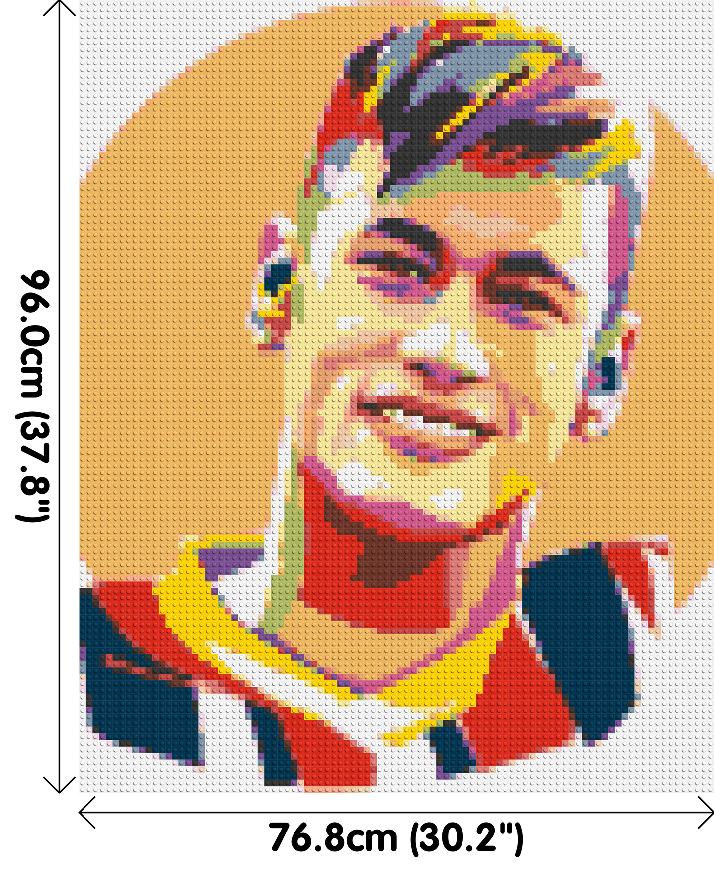 Neymar #3 - Brick Art Mosaic Kit 4x5 large