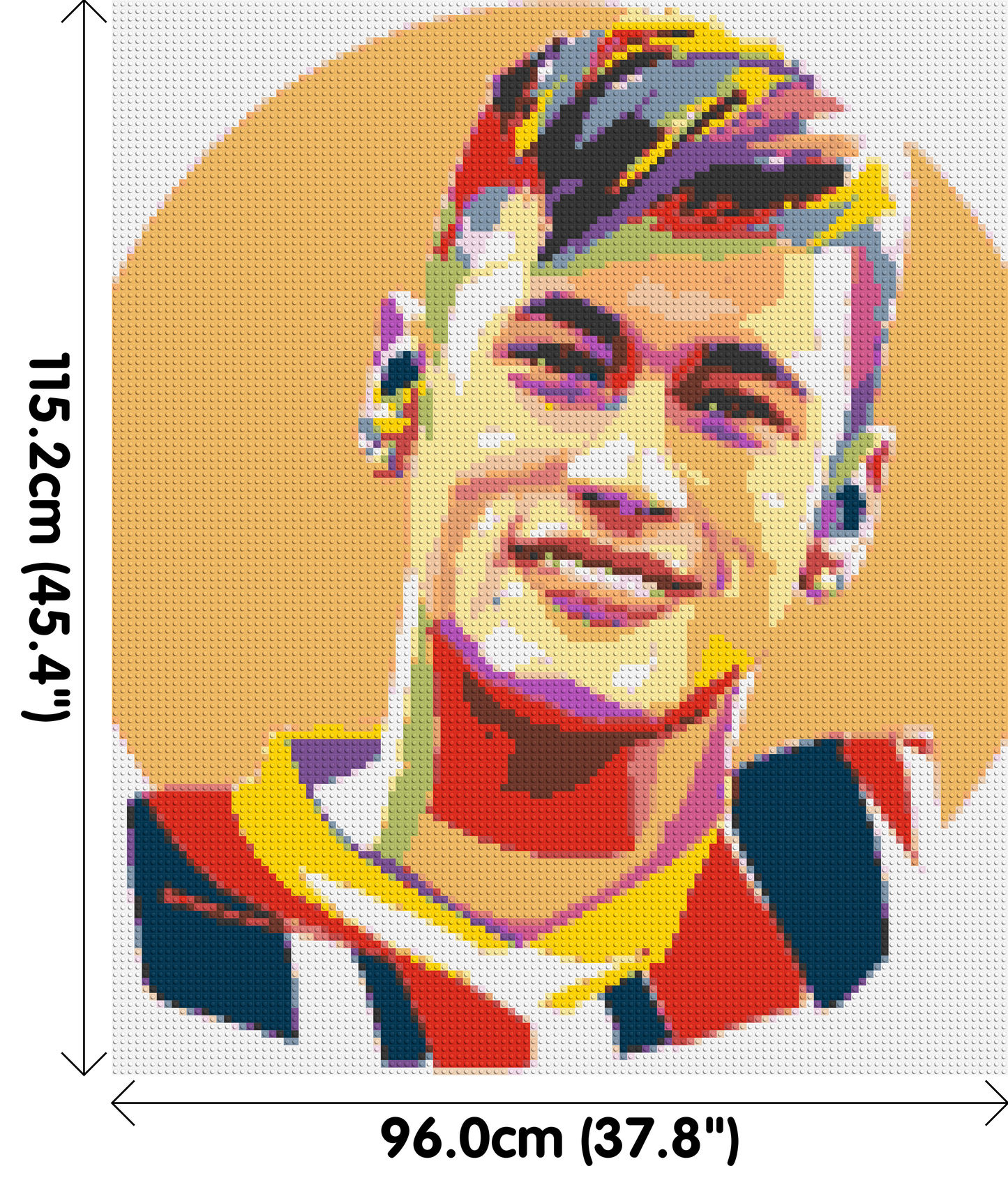 Neymar #3 - Brick Art Mosaic Kit 5x6 large