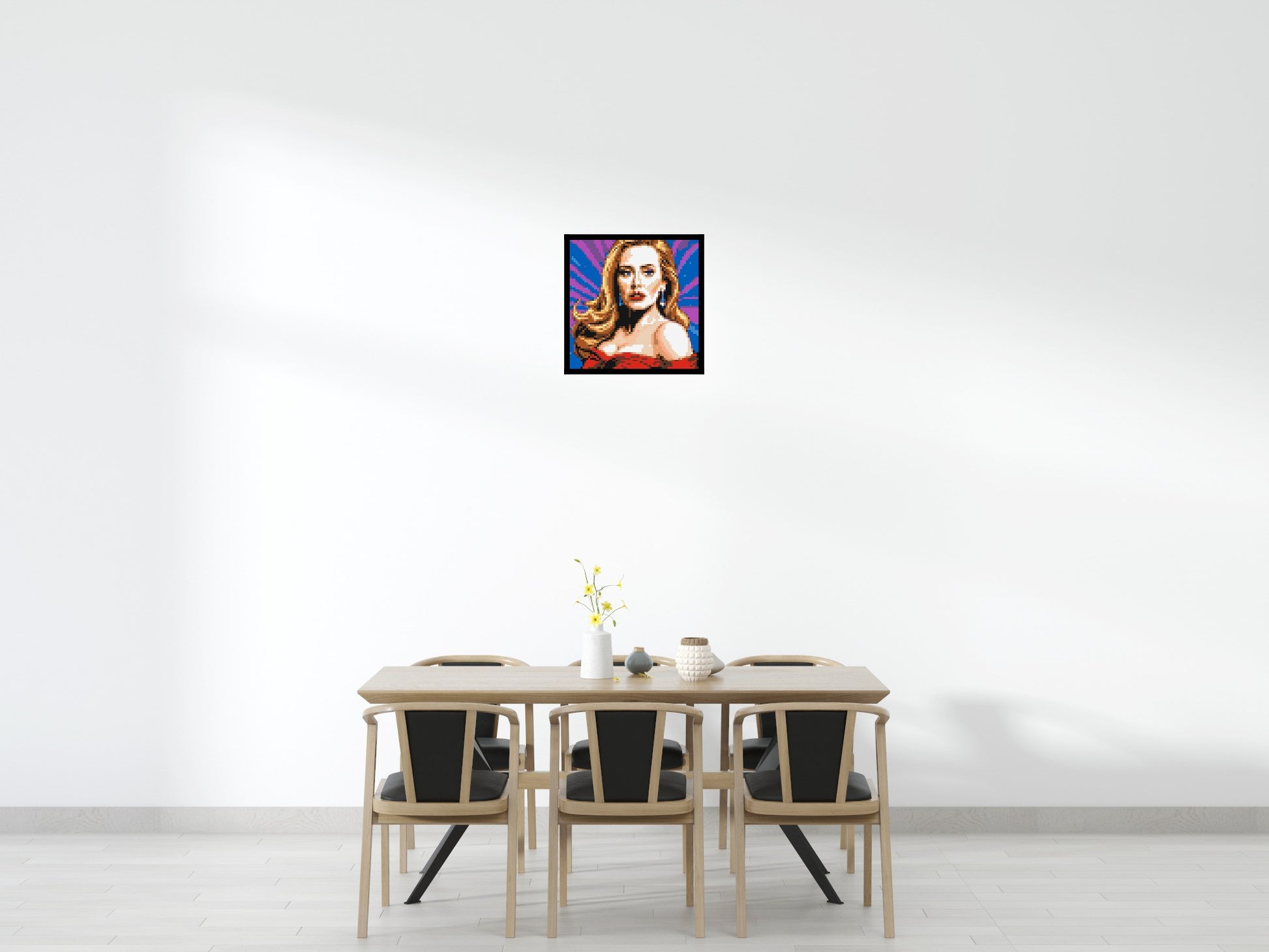 Adele - Brick Art Mosaic Kit 3x3 scene with frame