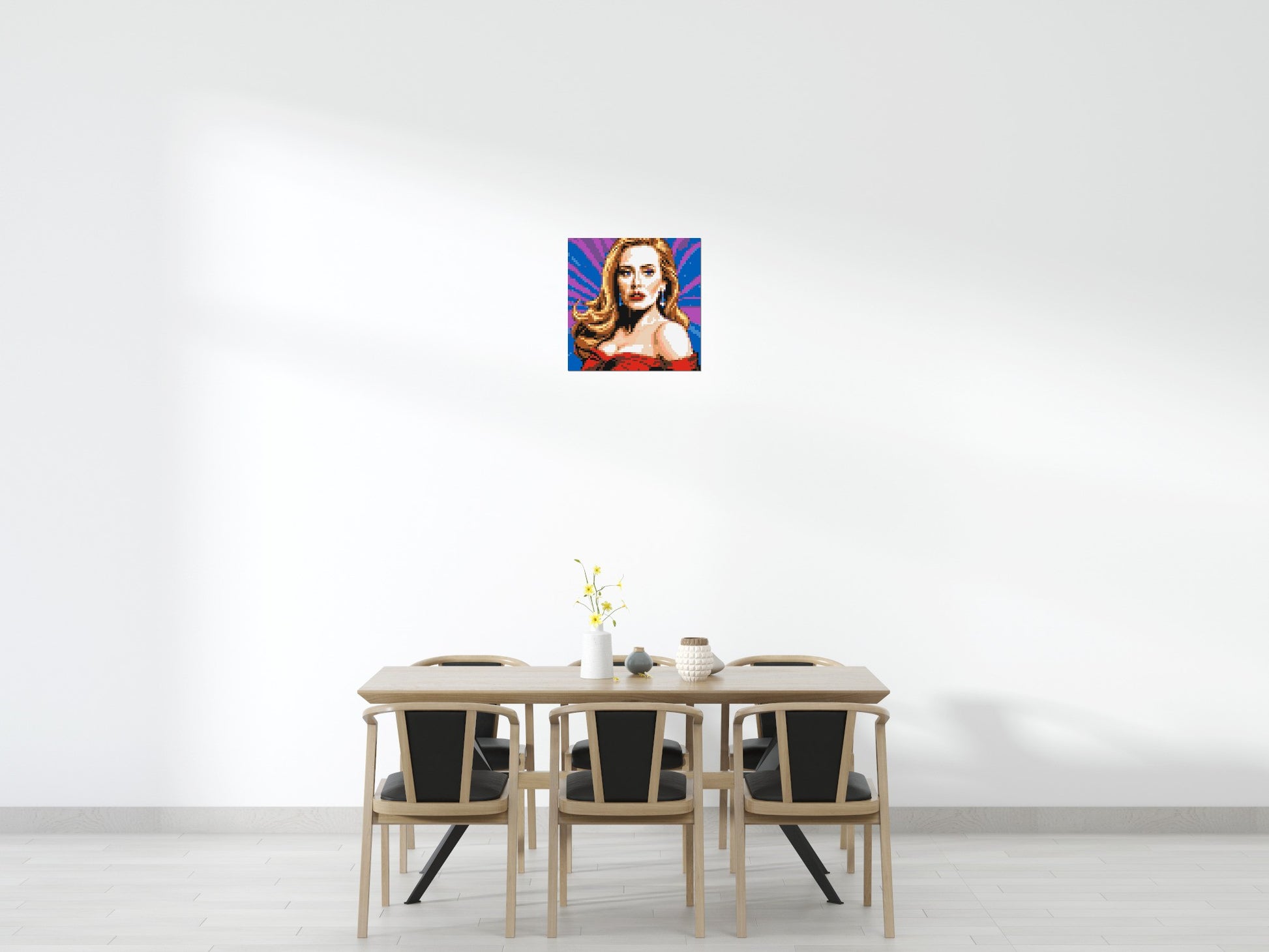 Adele - Brick Art Mosaic Kit 3x3 scene