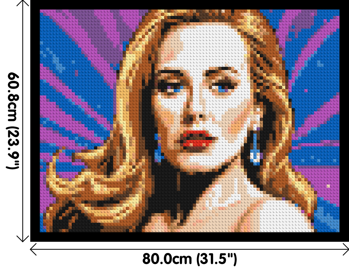 Adele - Brick Art Mosaic Kit 4x3 large