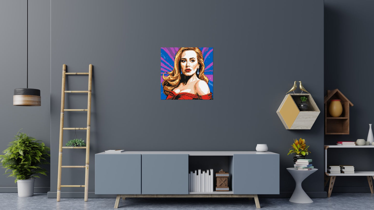 Adele - Brick Art Mosaic Kit 4x4 large