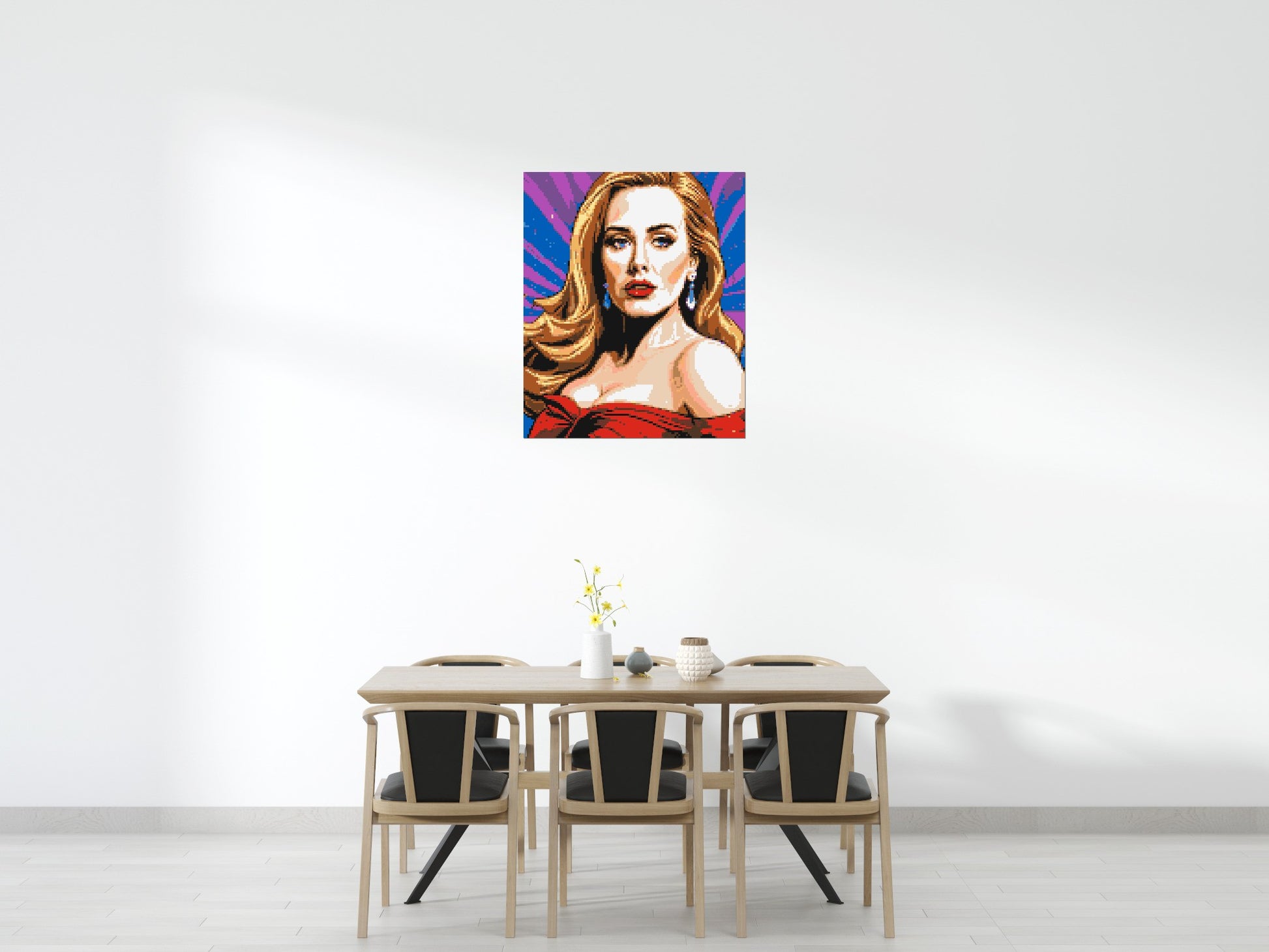 Adele - Brick Art Mosaic Kit 5x6 scene