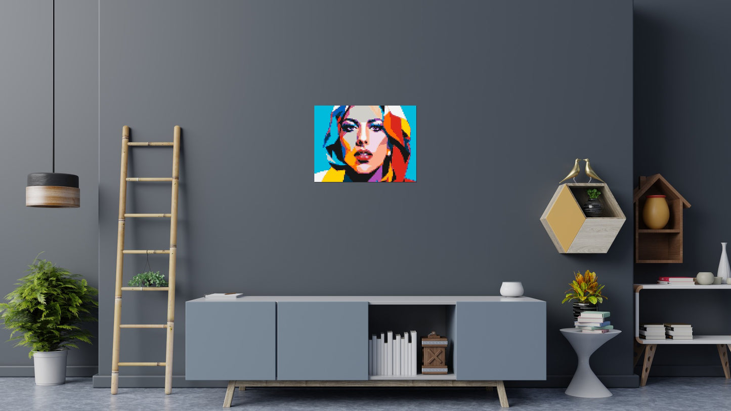 Lady Gaga - Brick Art Mosaic Kit 4x3 large