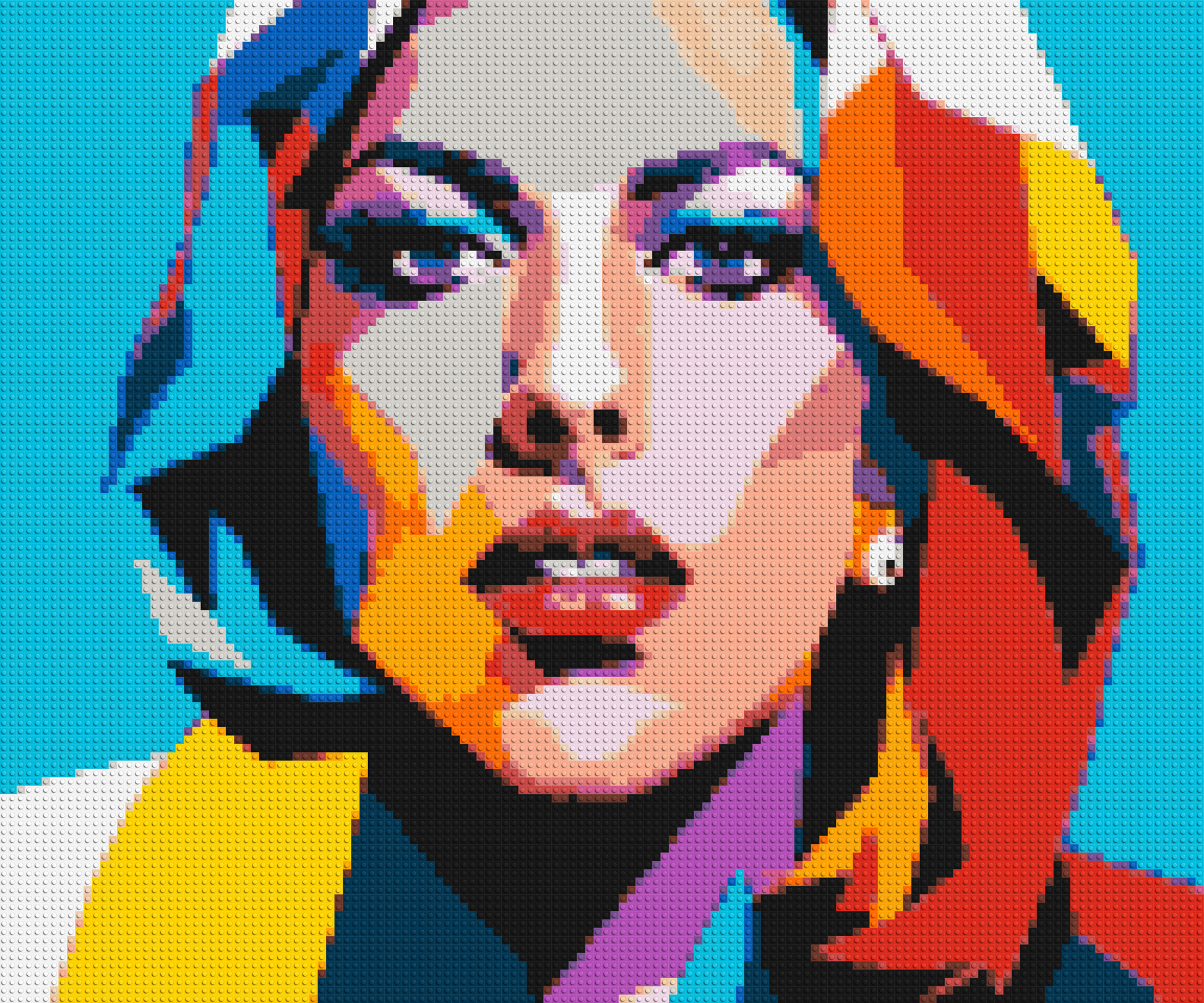 Lady Gaga - Brick Art Mosaic Kit 6x5 large