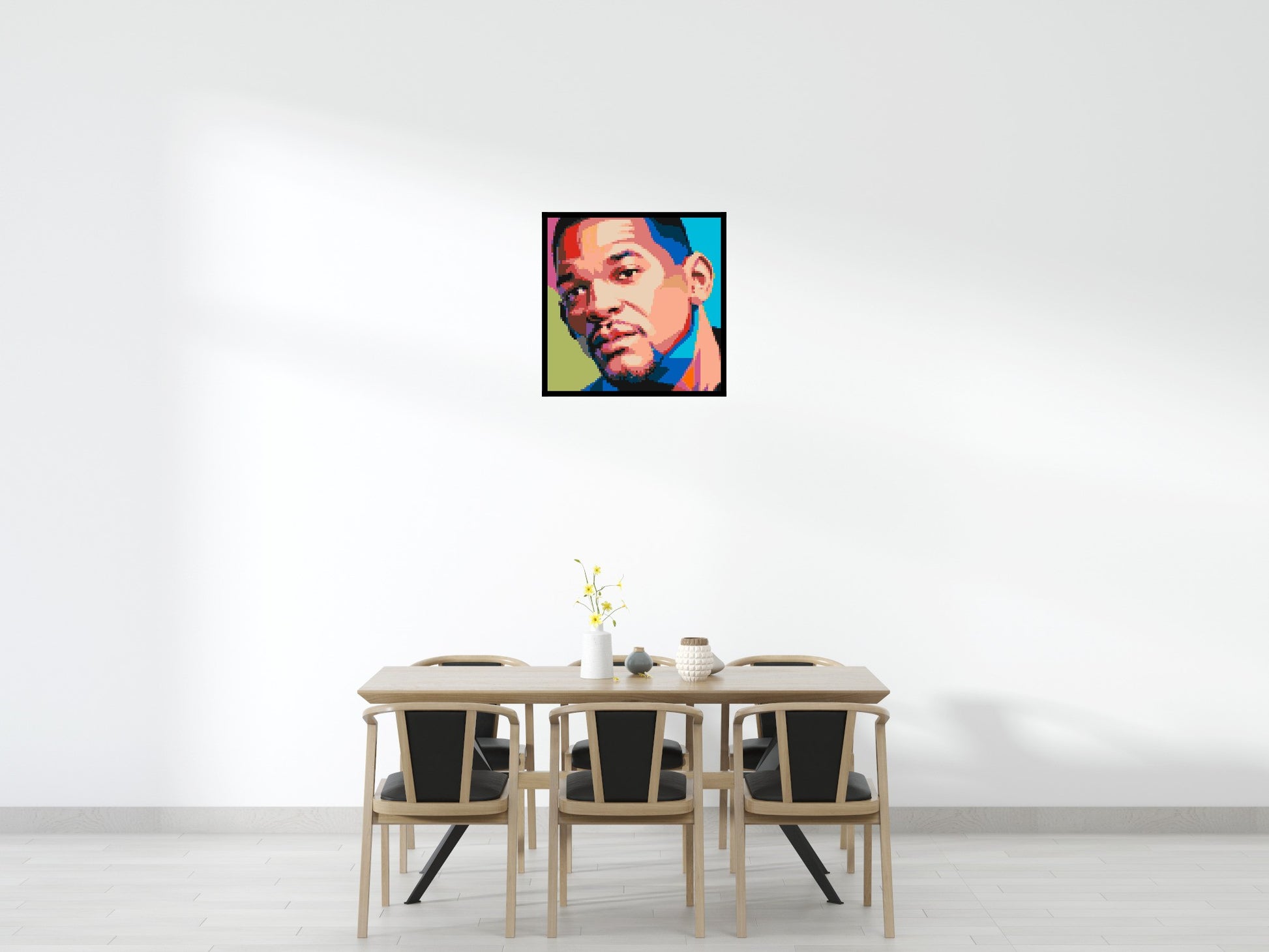 Will Smith - Brick Art Mosaic Kit 4x4 scene with frame