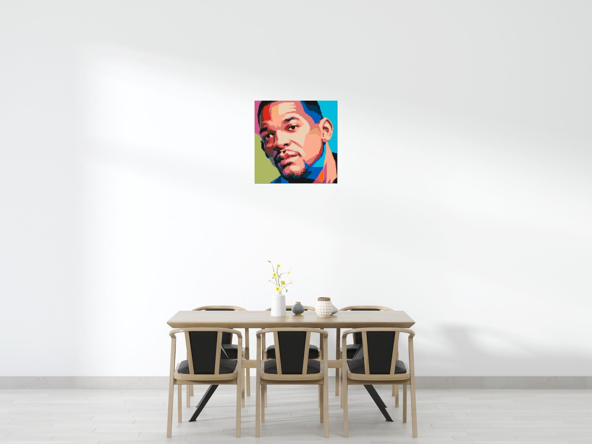 Will Smith - Brick Art Mosaic Kit 4x4 scene