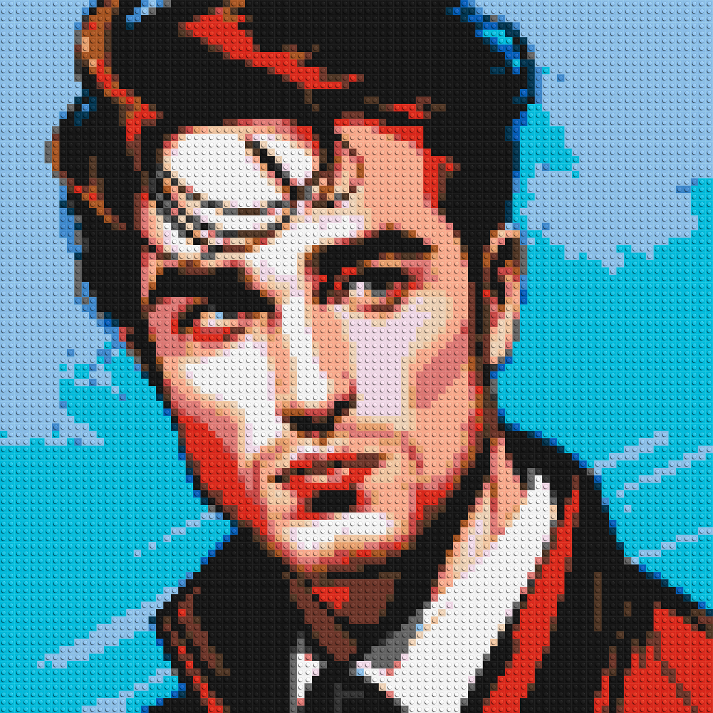 Robert Pattinson - Brick Art Mosaic Kit 4x4 large