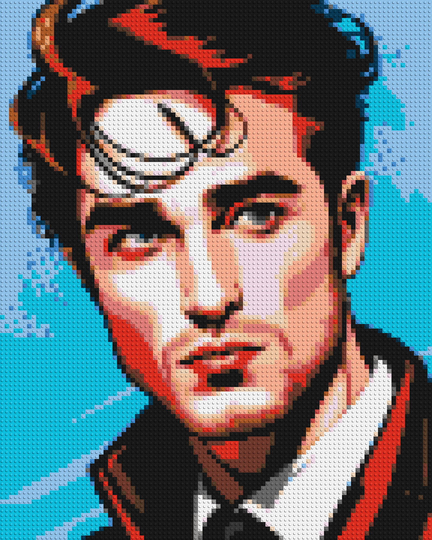 Robert Pattinson - Brick Art Mosaic Kit 4x5 large