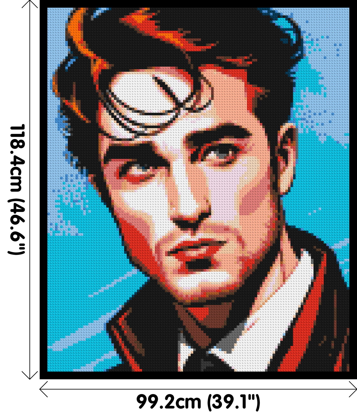 Robert Pattinson - Brick Art Mosaic Kit 5x6 large