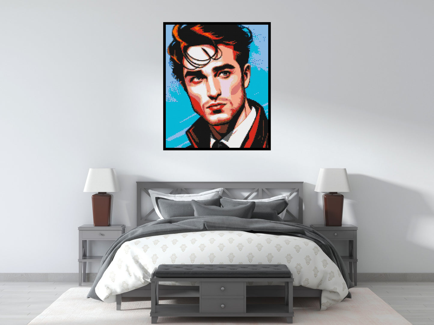 Robert Pattinson - Brick Art Mosaic Kit 5x6 large