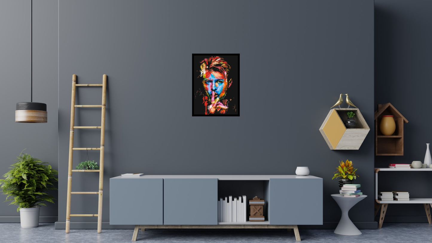 David Bowie - Brick Art Mosaic Kit 3x4 large