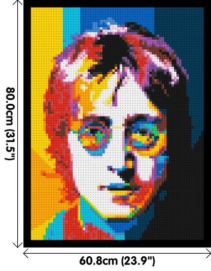 John Lennon - Brick Art Mosaic Kit 3x4 large